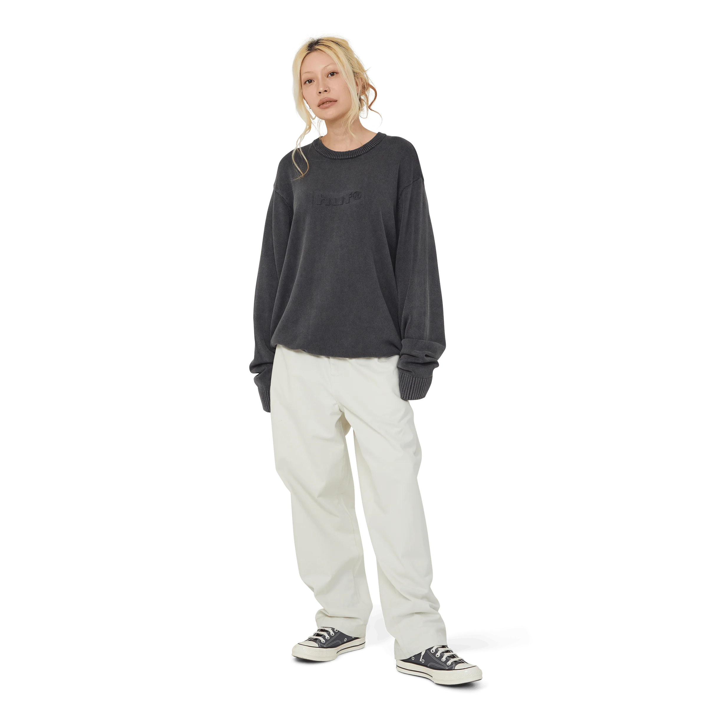 Pacific Wash Embossed Crewneck - Image 9