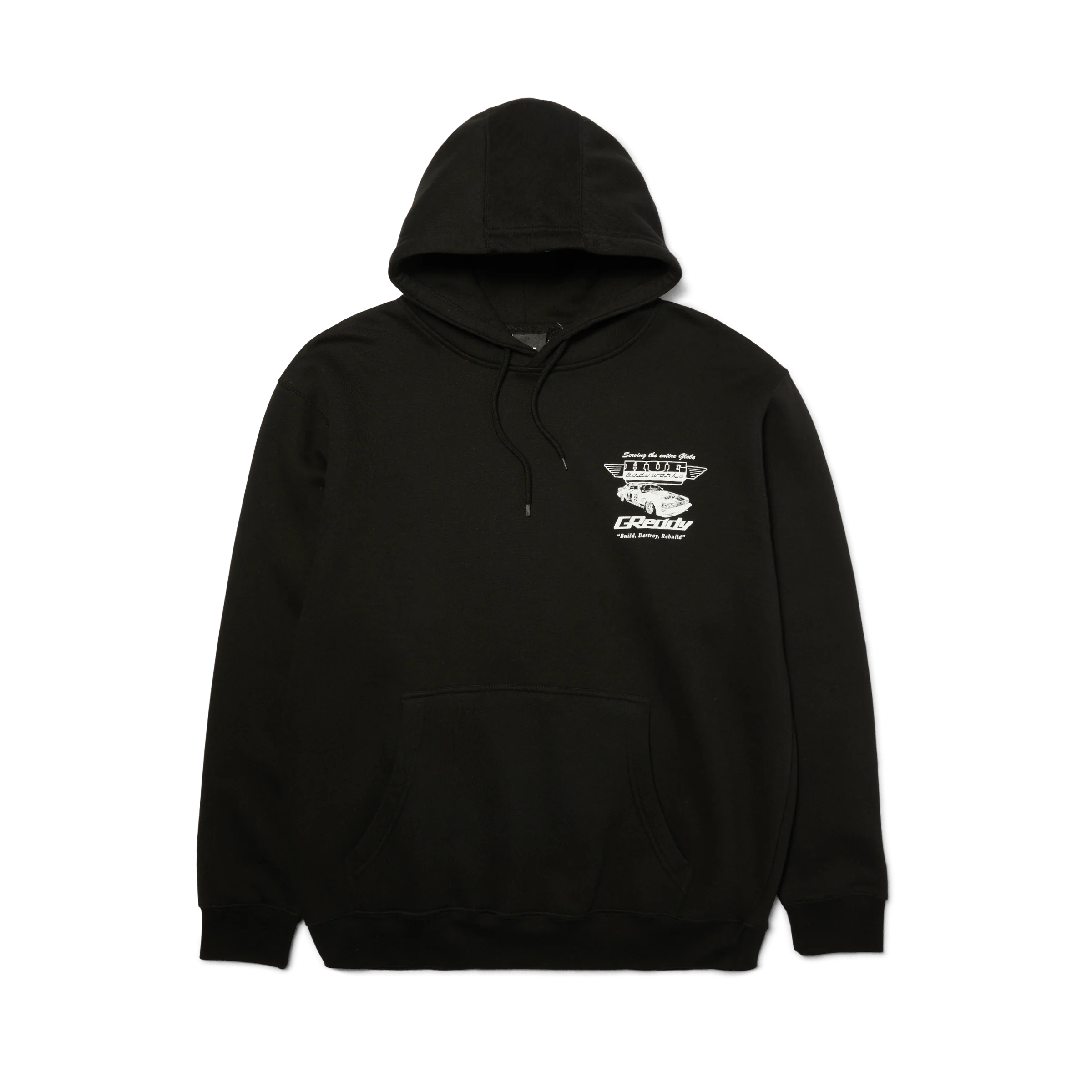 Huf X Greddy Body Works P O Hoodie - Image 2
