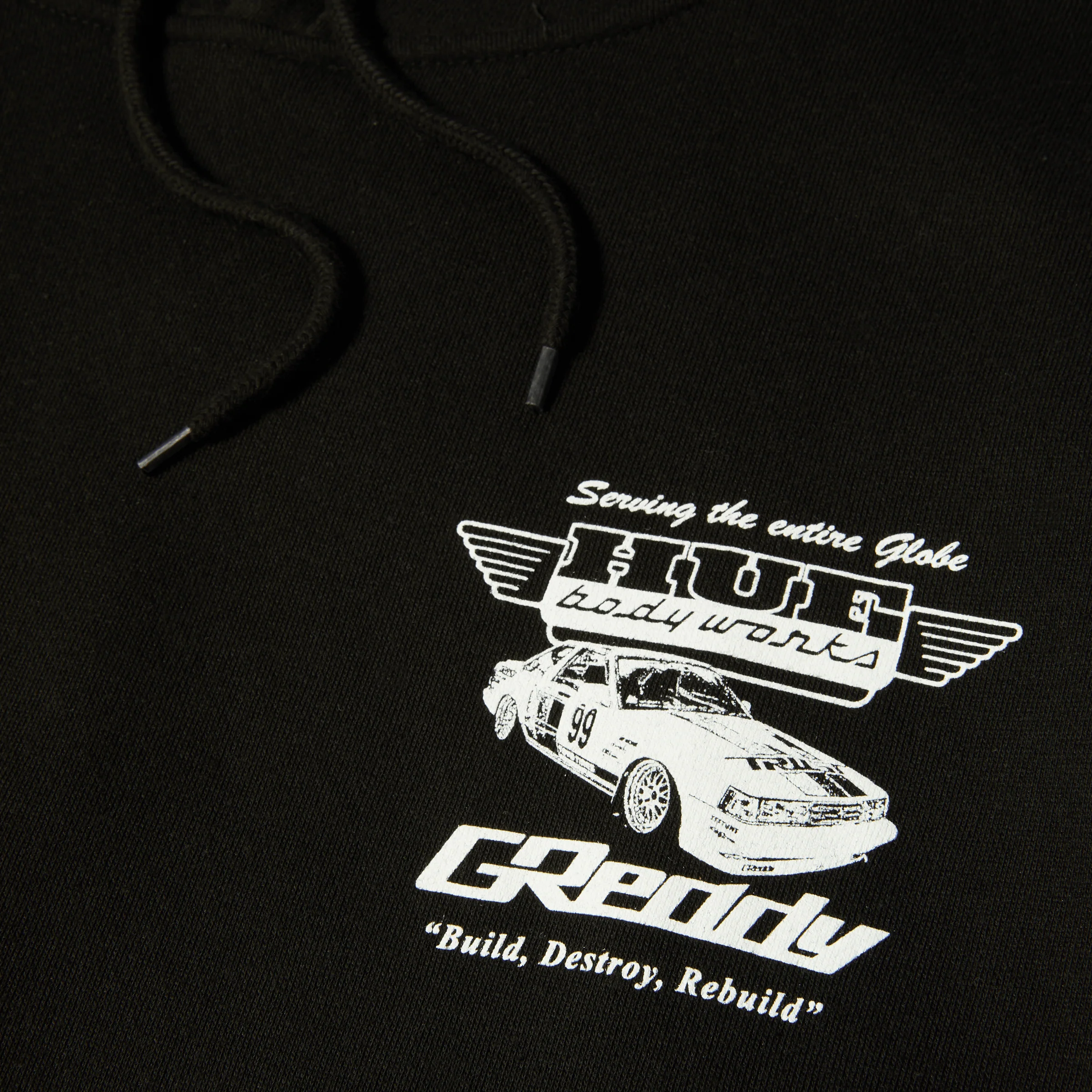 Huf X Greddy Body Works P O Hoodie - Image 3