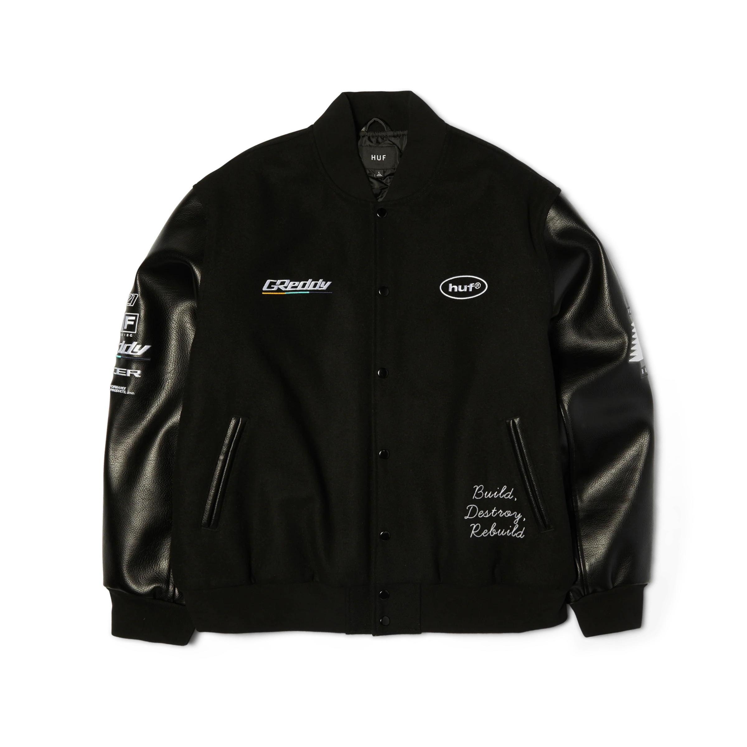 Huf X Greddy Varsity Jacket