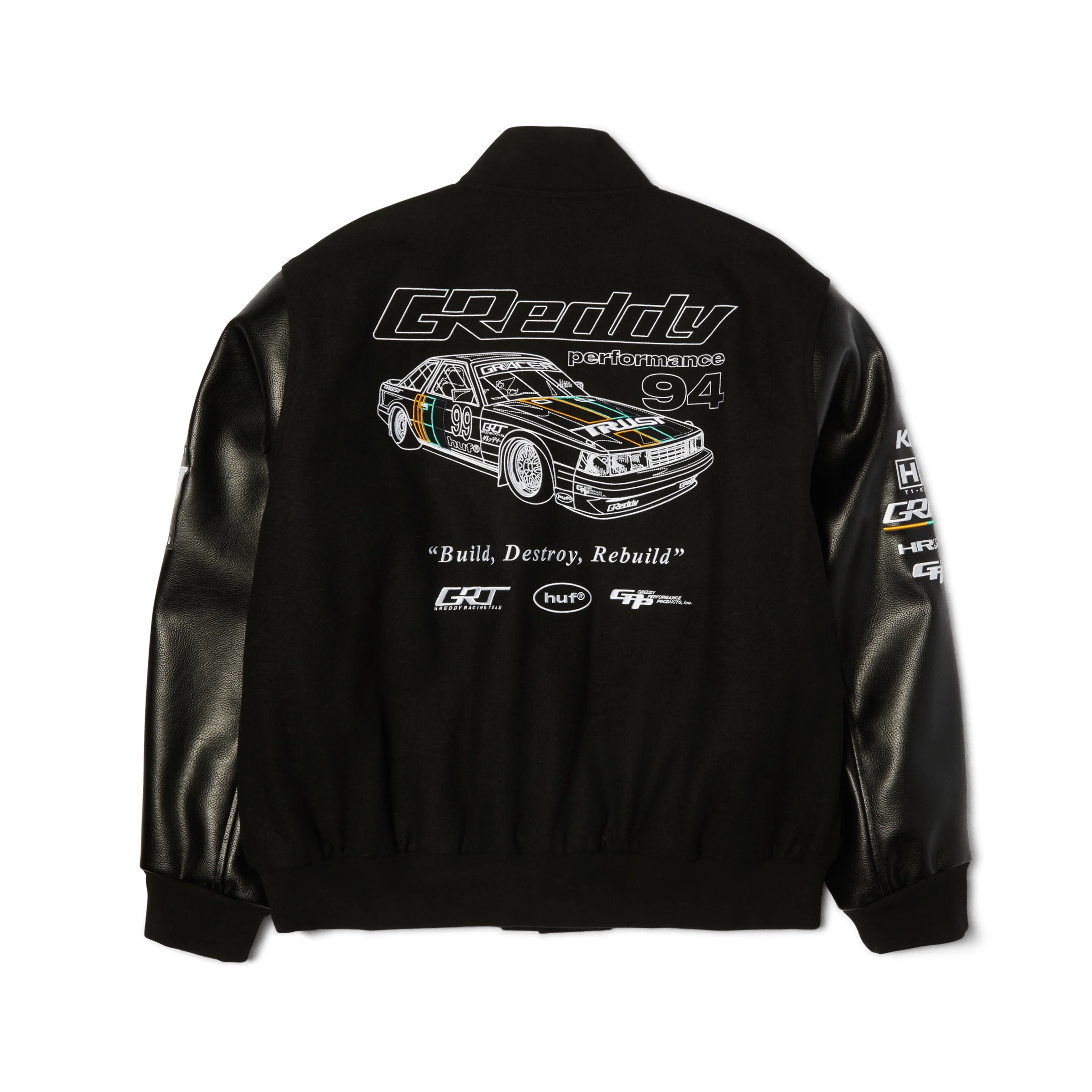 Huf X Greddy Varsity Jacket - Image 7