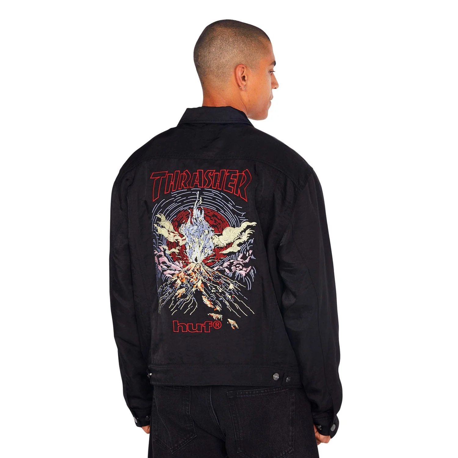 Huf X Thrasher Trucker Jacket - Image 3