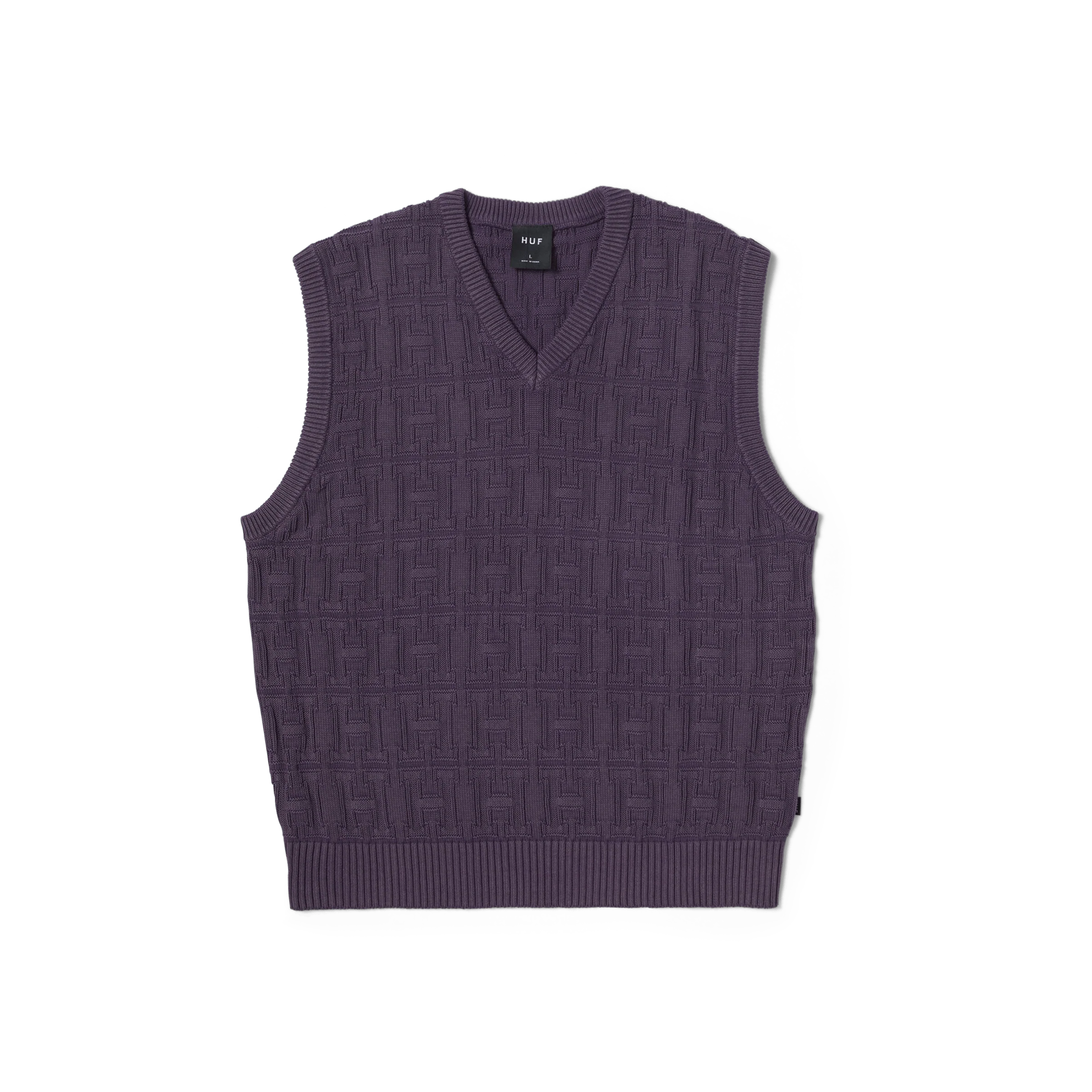 Interlaced Jacquard Overdyed Vest