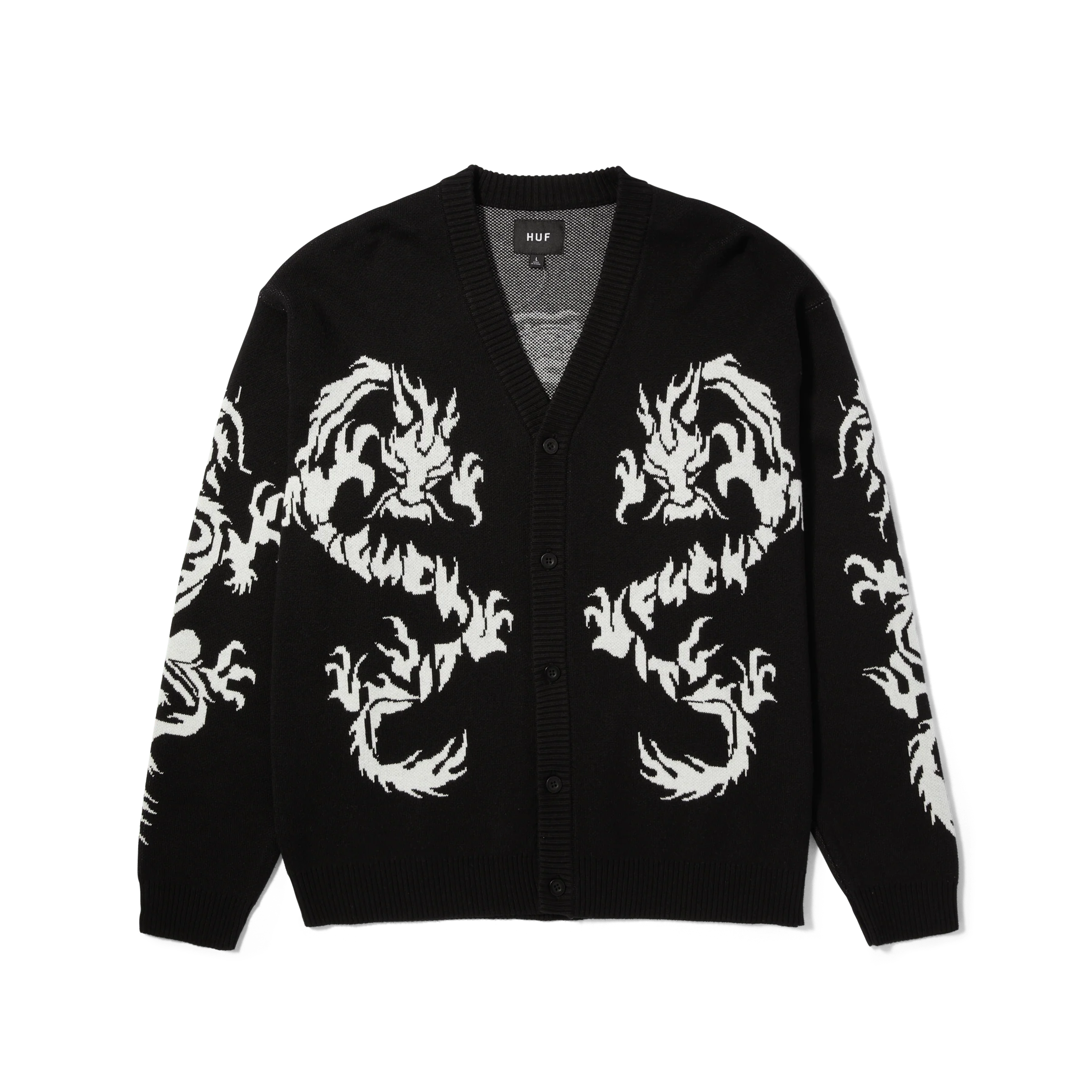 TWIN DRAGON CARDIGAN
