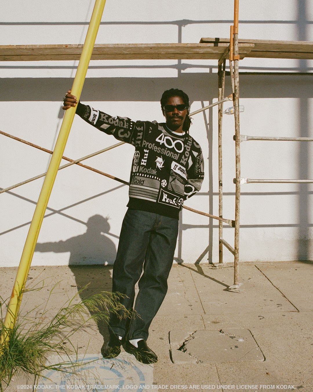 Dark Room Jacquard Knit Sweater - Image 2