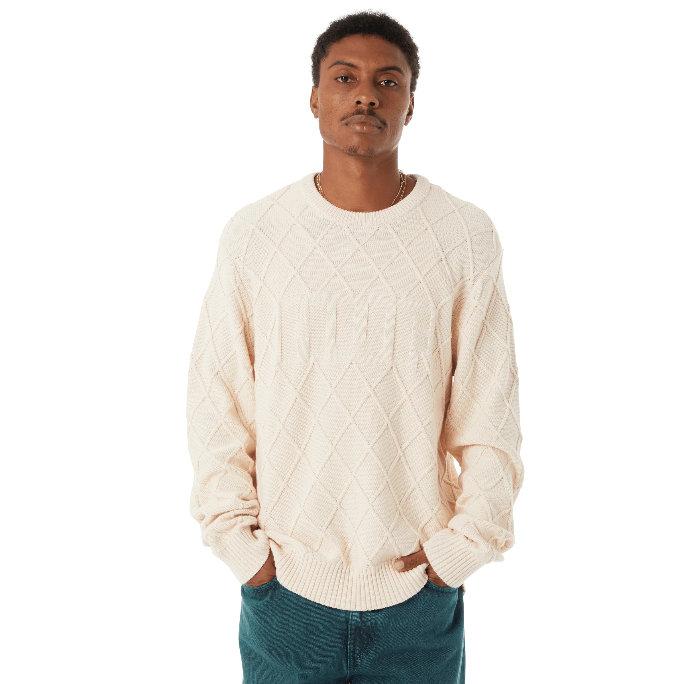 Grid Crewneck Sweater - Image 4