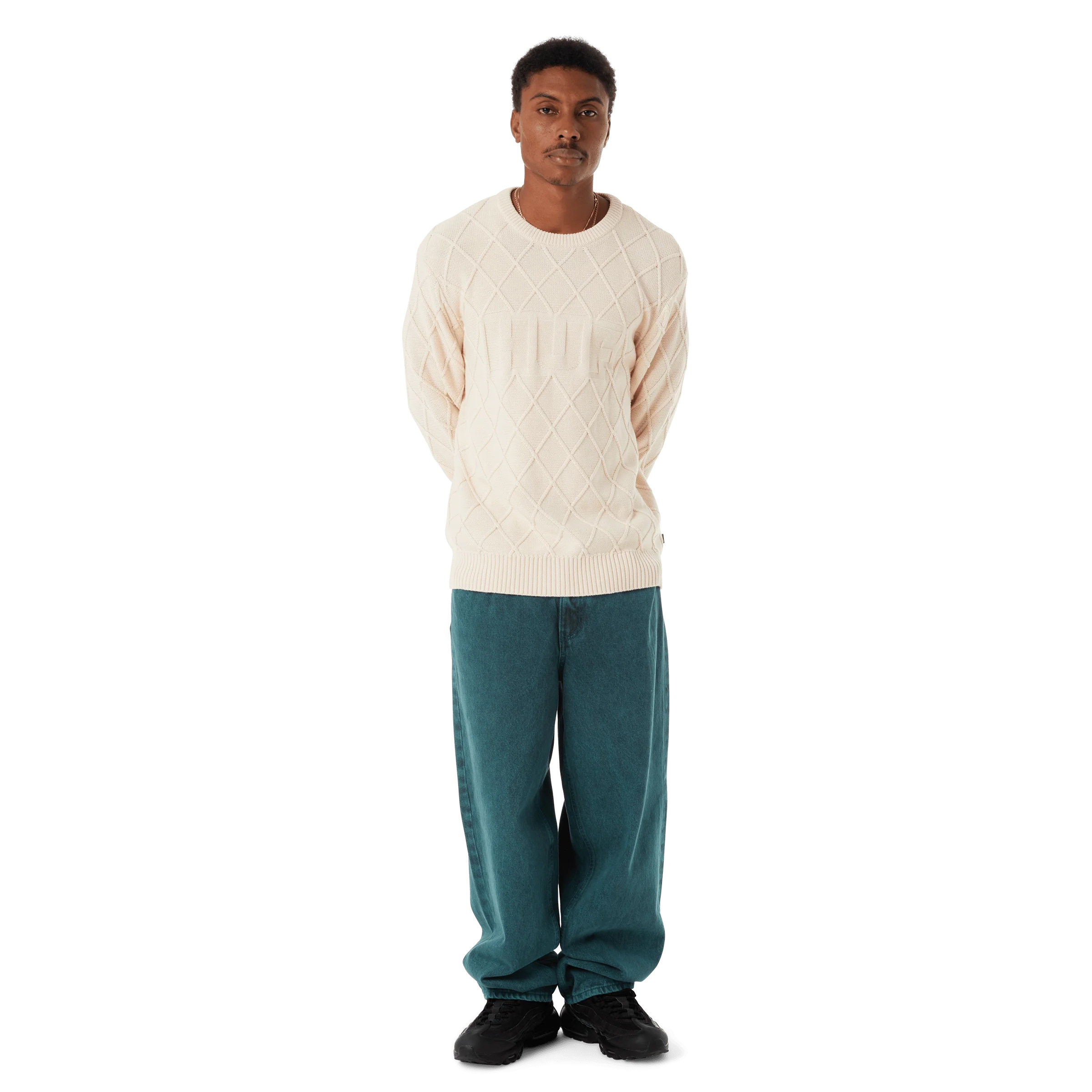 Grid Crewneck Sweater - Image 6