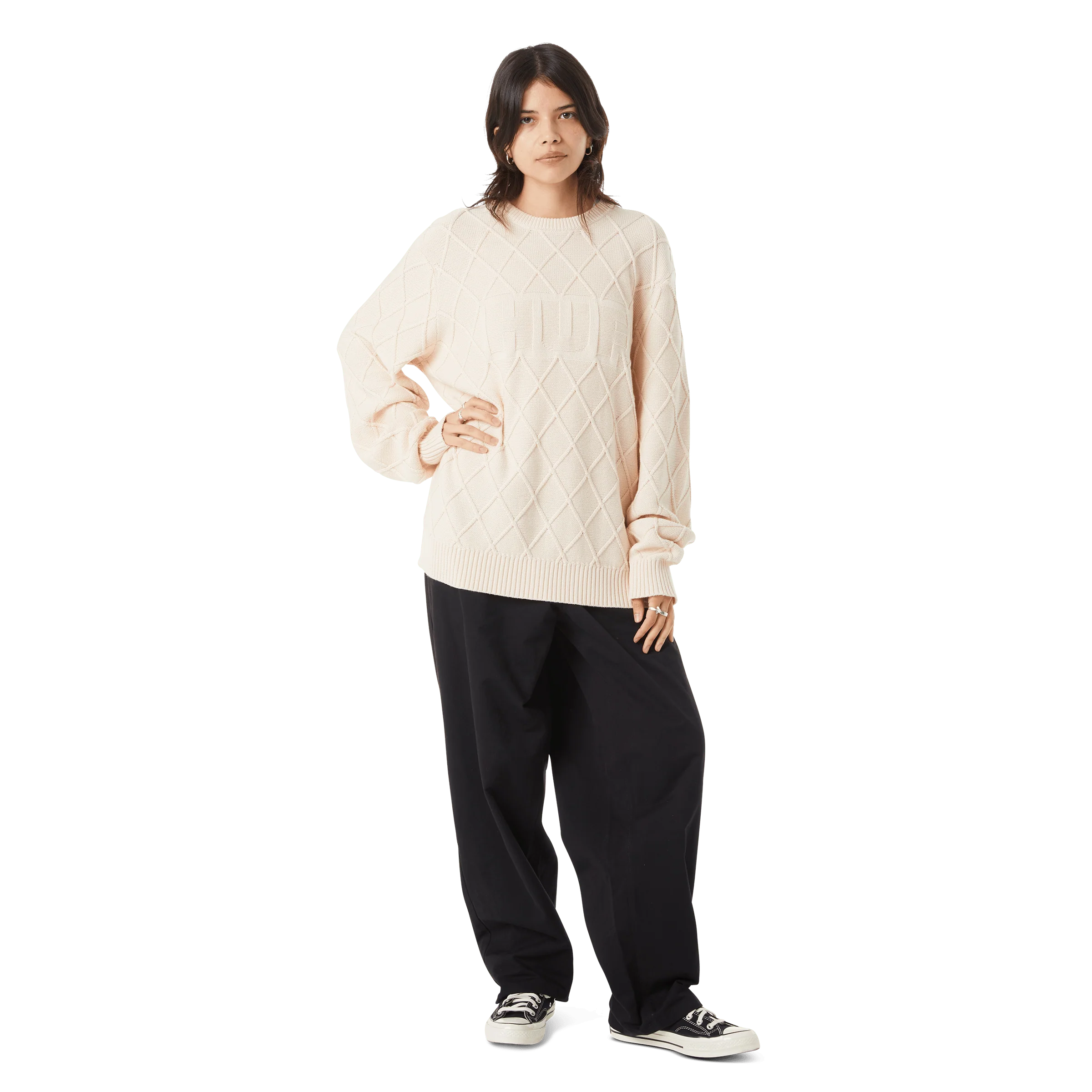 Grid Crewneck Sweater - Image 7