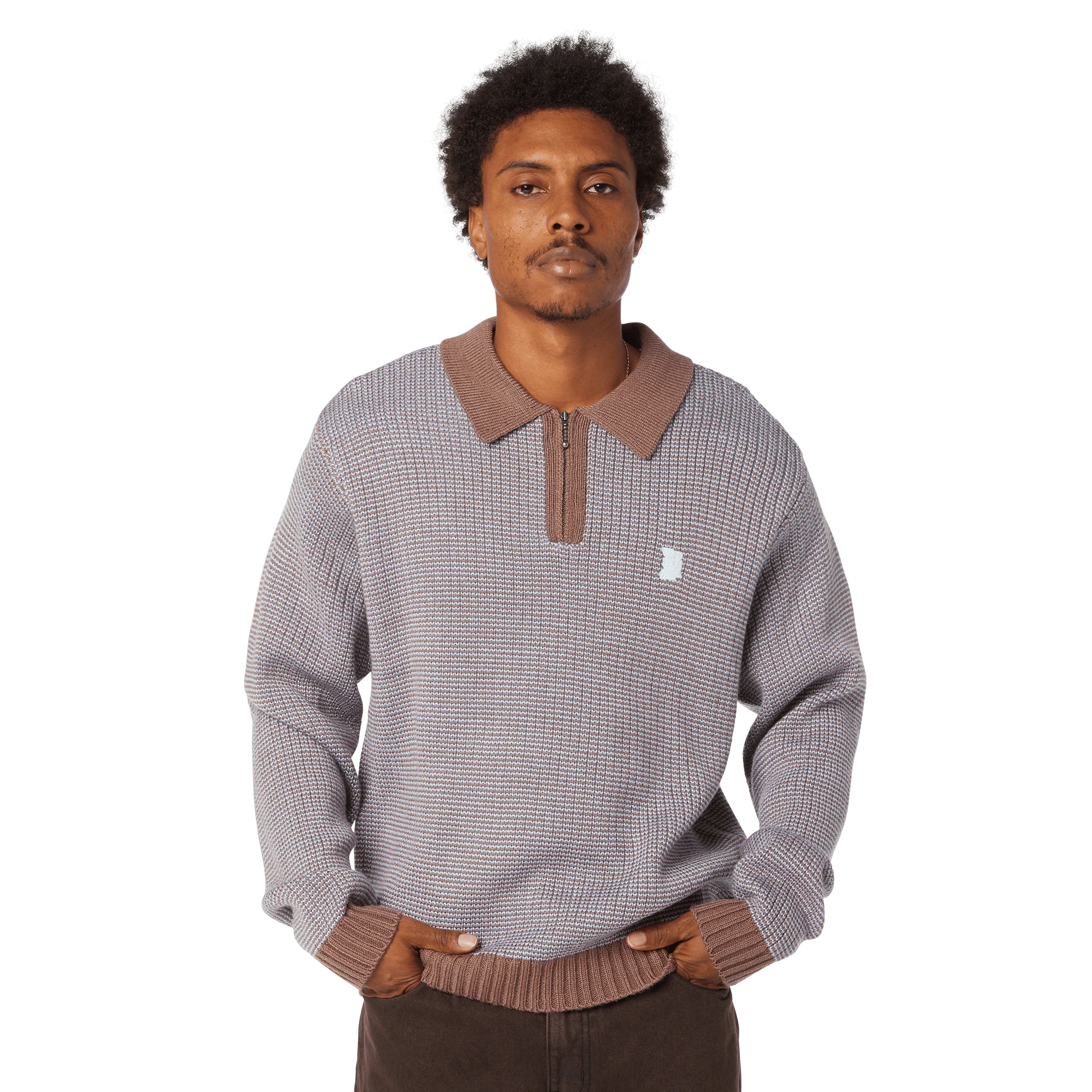 Megablast Two Tone Waffle Sweater - Image 4