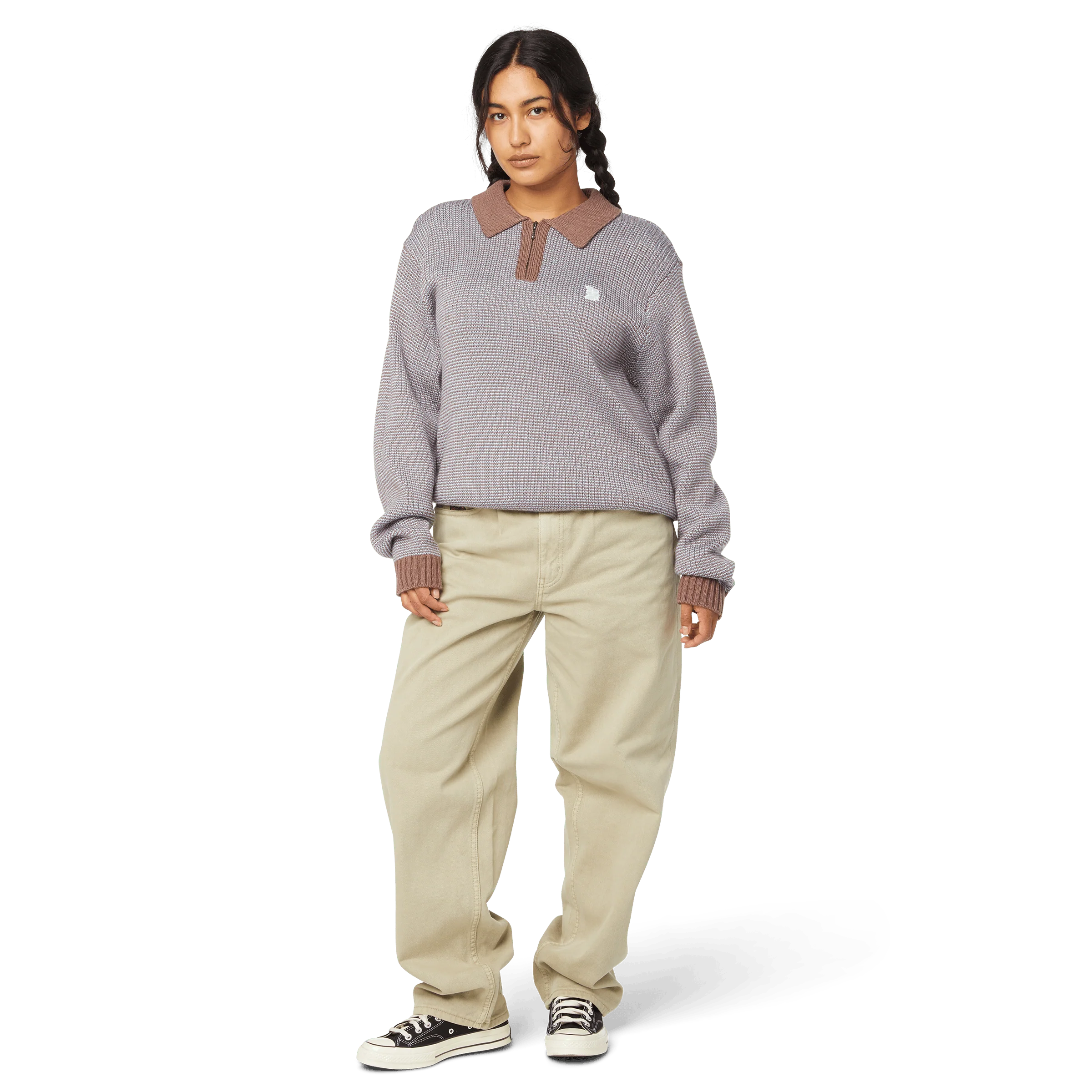 Megablast Two Tone Waffle Sweater - Image 7