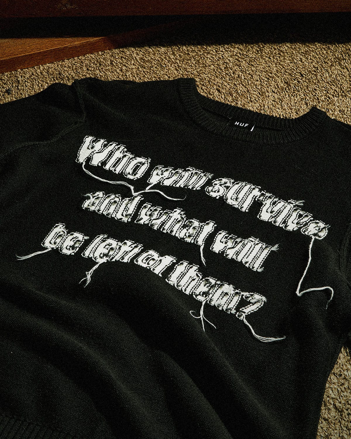 Survive Cable Knit Sweater - Image 4