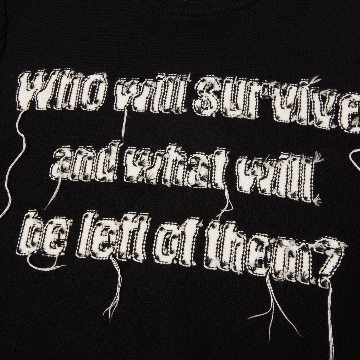 Survive Cable Knit Sweater - Image 5