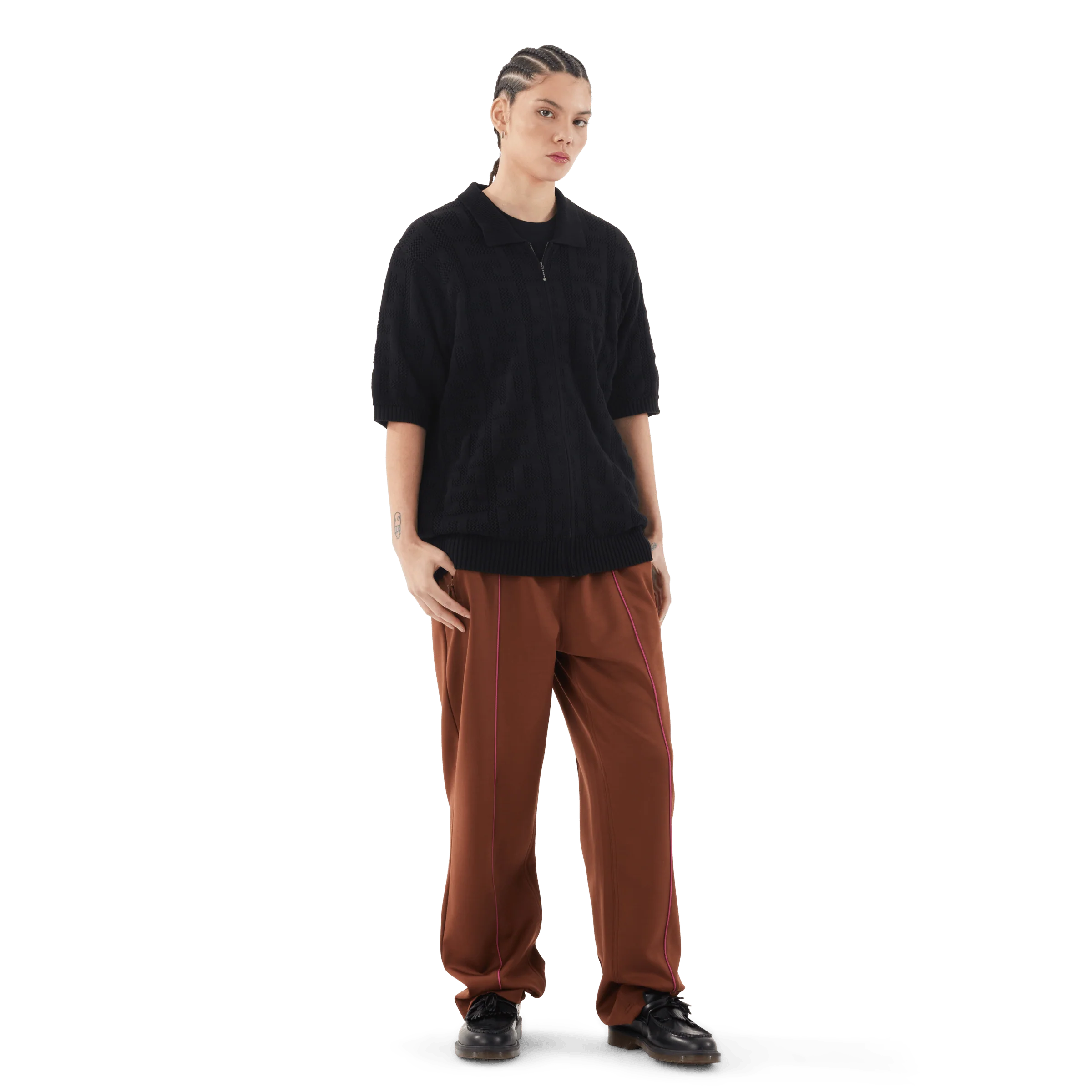 Monogram Jacquard Zip Sweater - Image 6