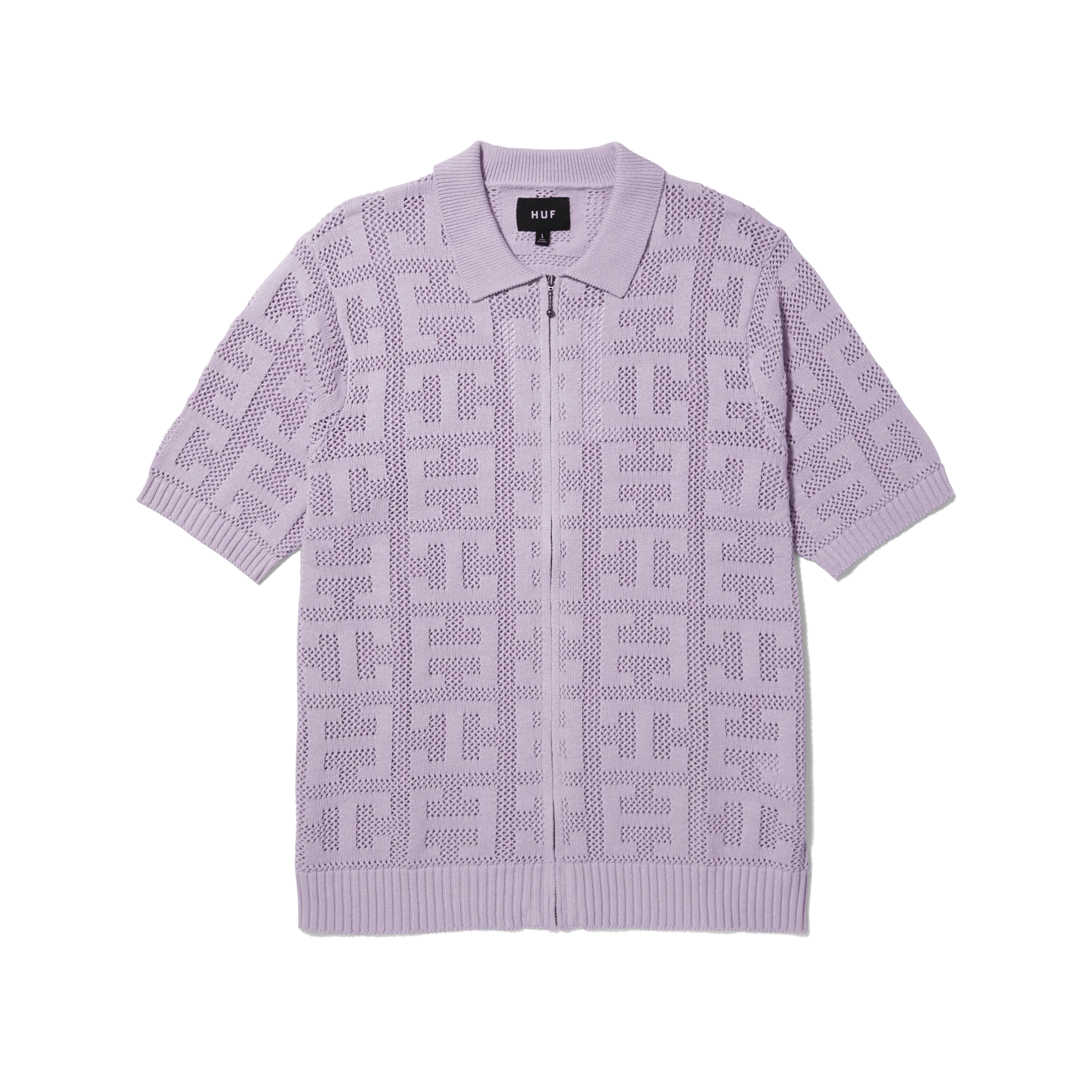 Monogram Jacquard Zip Sweater