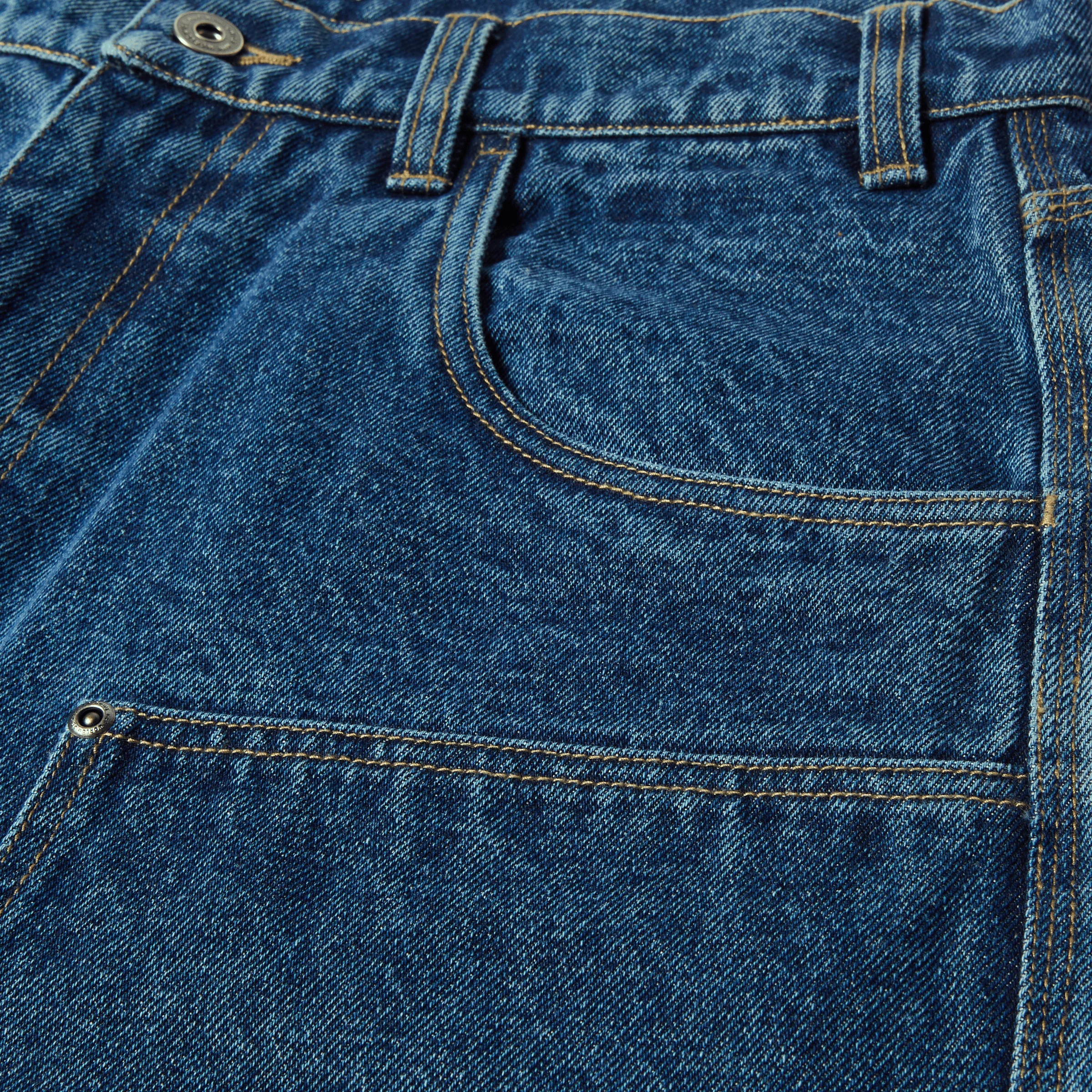 Classic H Double Knee Denim Short - Image 3