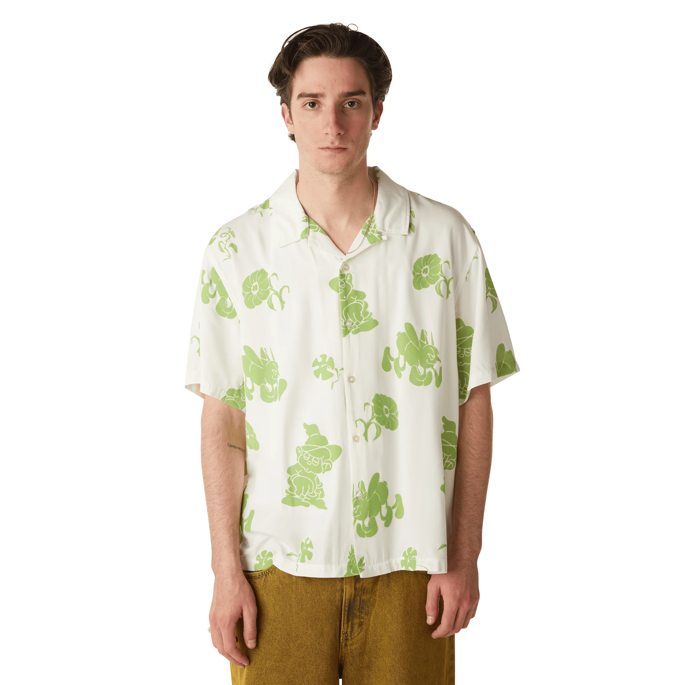 Trip Flocked S S Resort Shirt - Image 5