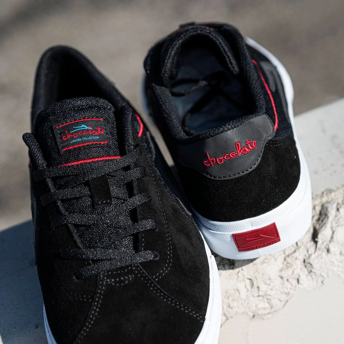 Flaco II Black/red Suede - Image 6