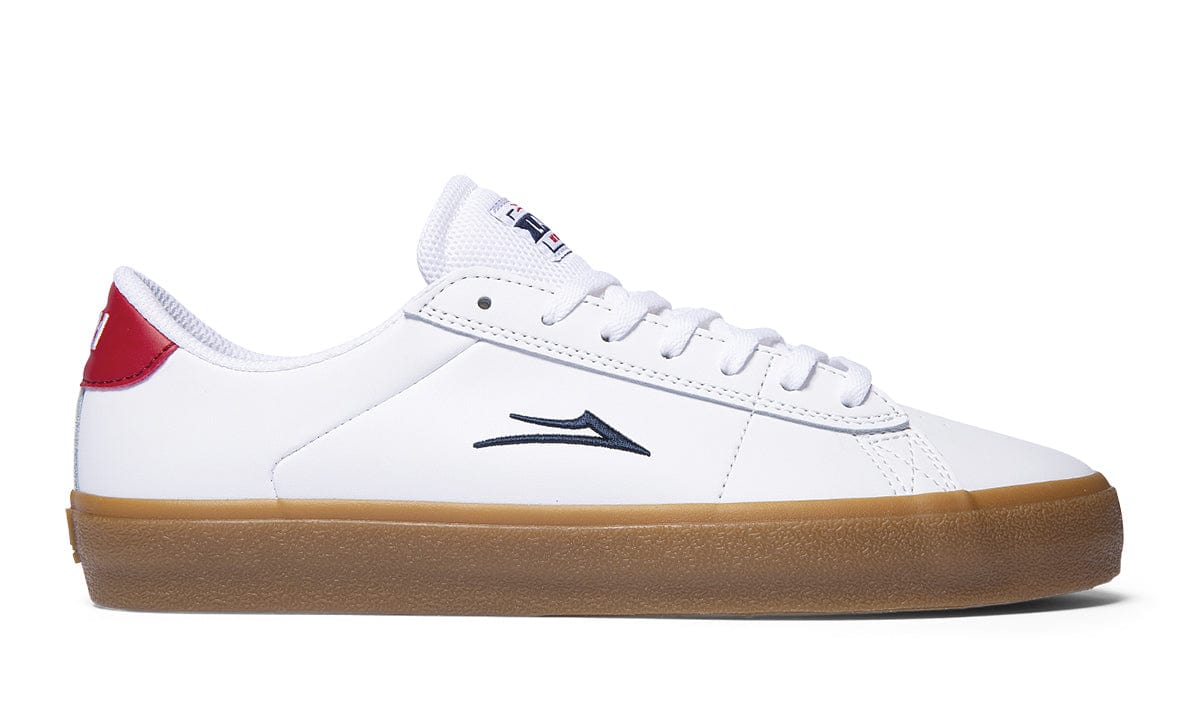 Newport White/gum Leather