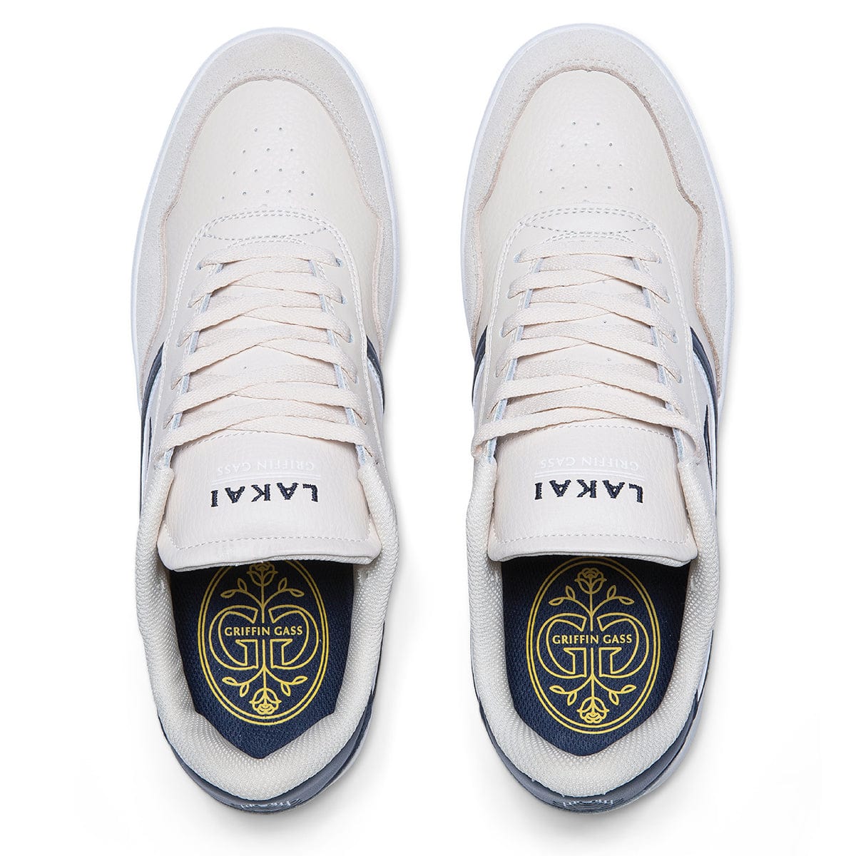 Terrace Cream/navy Suede - Image 5
