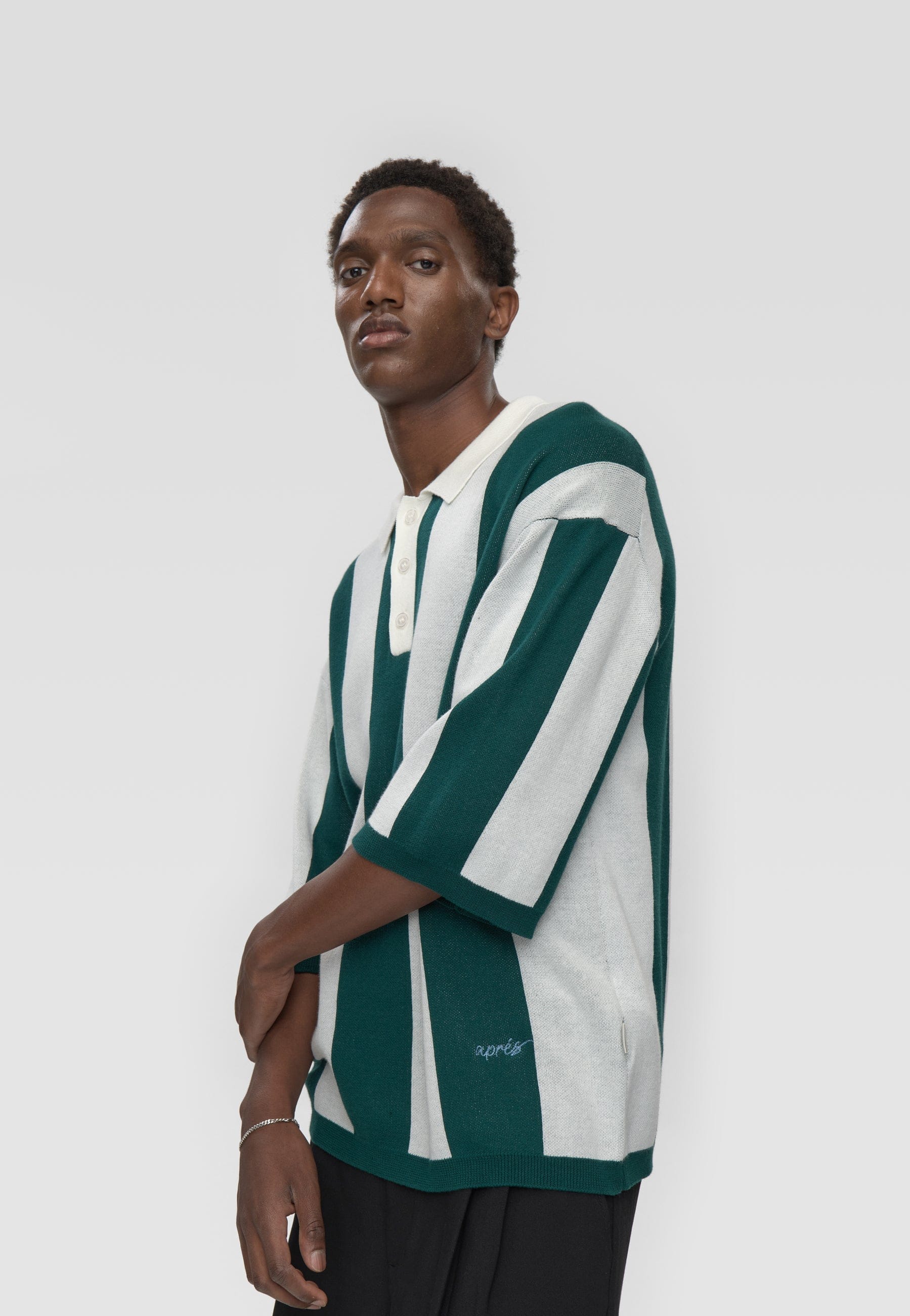 Rigo Rlx Ss Striped Polo 4608 Gots - Image 4