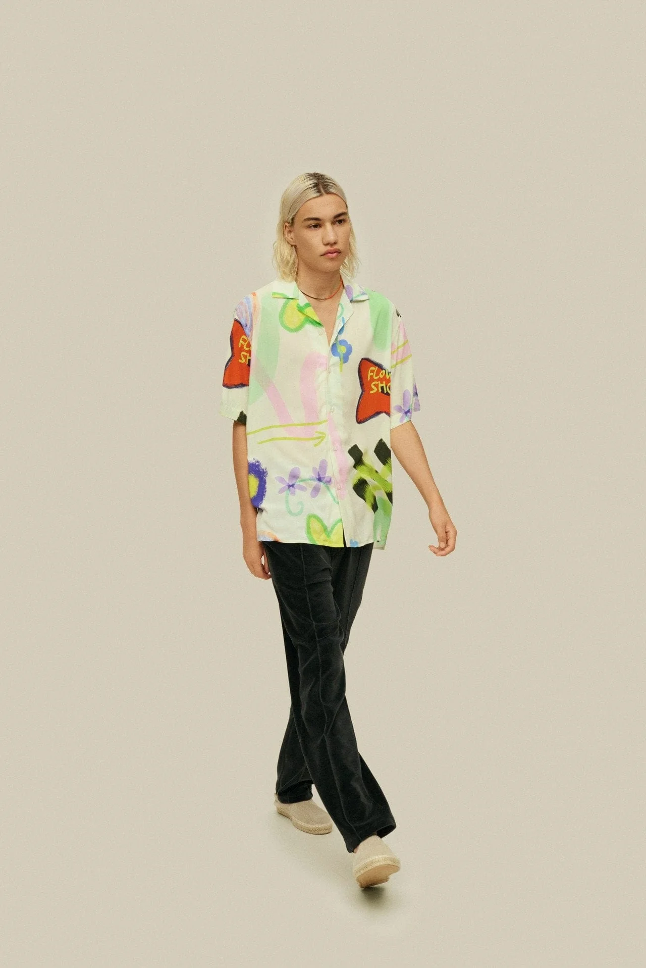 Flower Shop Viscose Shirt - Image 3