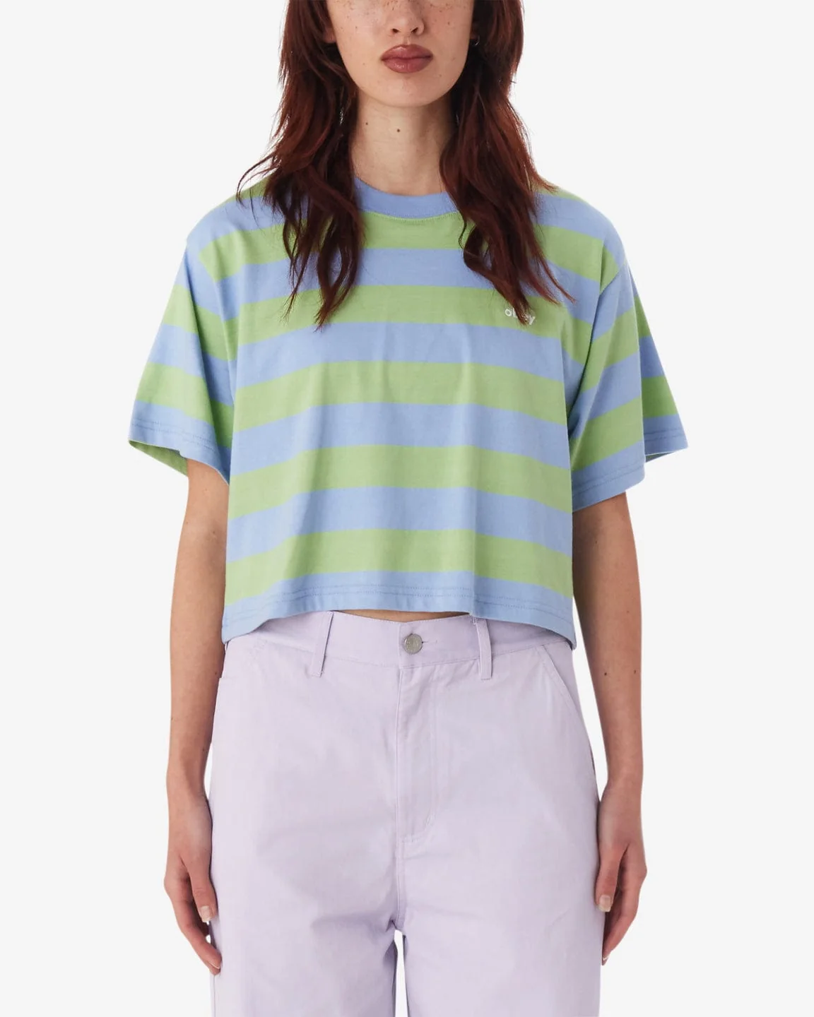 Adams Stripe Cropped Tee - Image 2