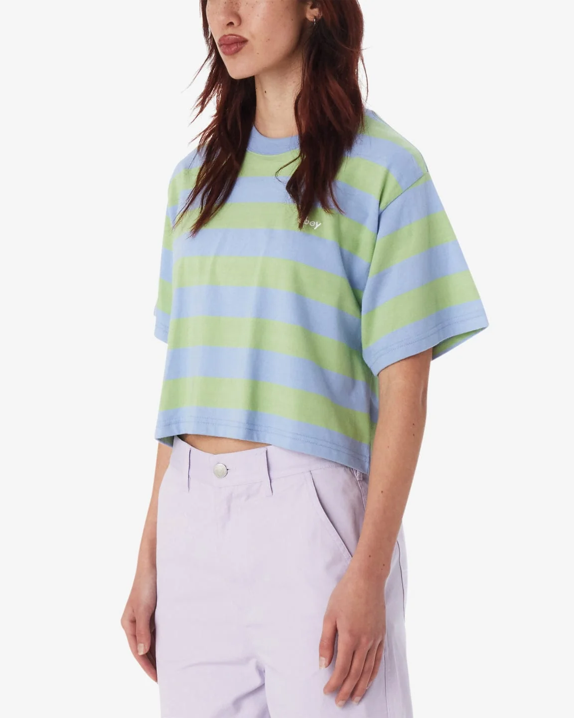 Adams Stripe Cropped Tee - Image 3
