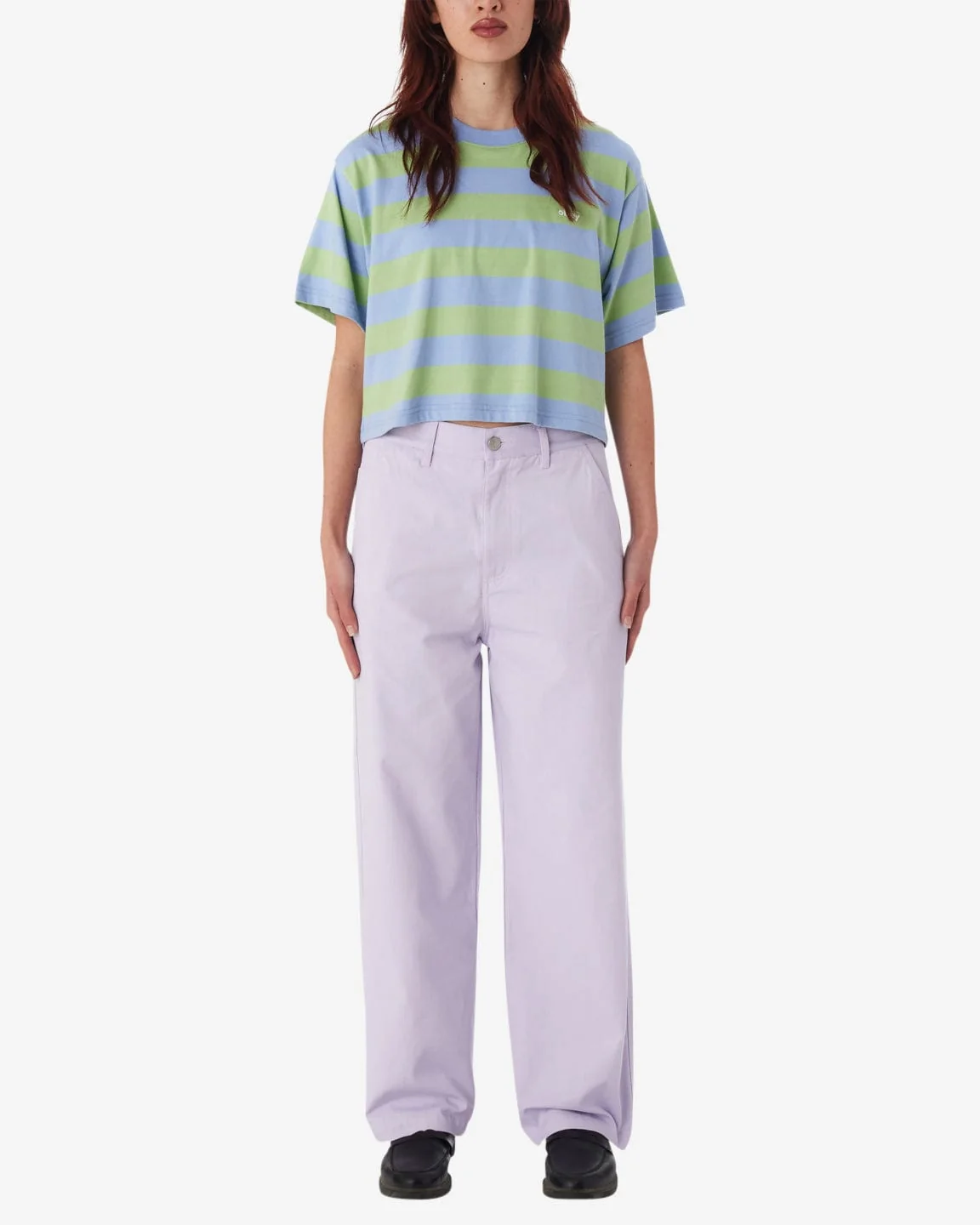 Adams Stripe Cropped Tee - Image 4