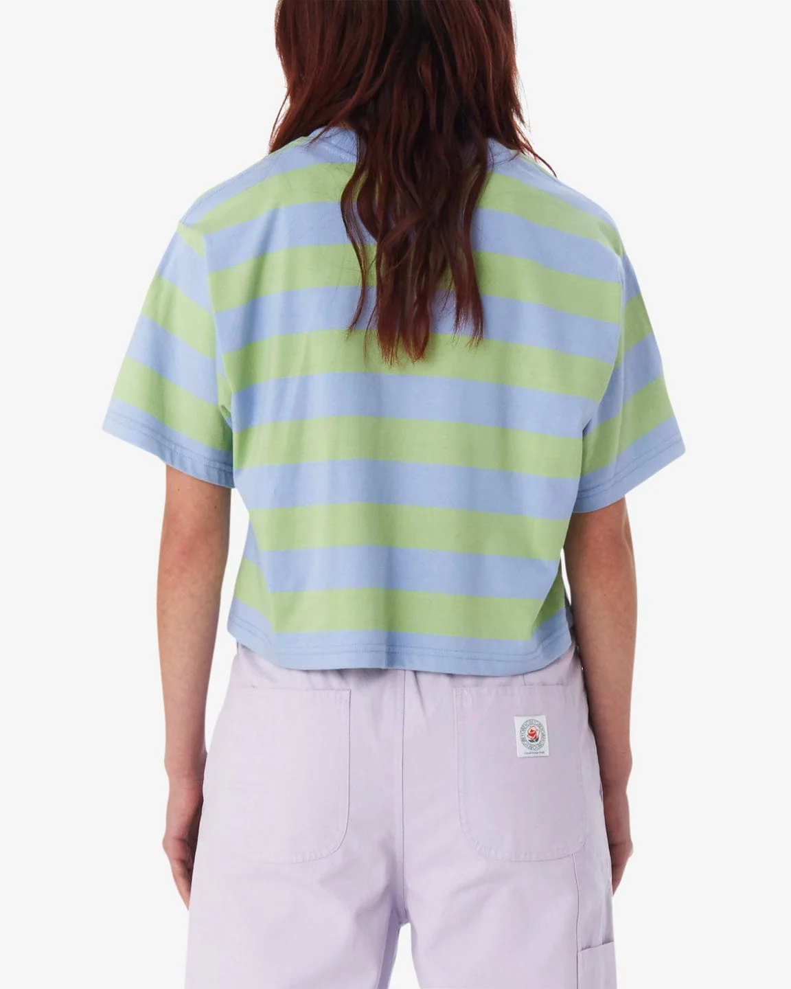Adams Stripe Cropped Tee - Image 5