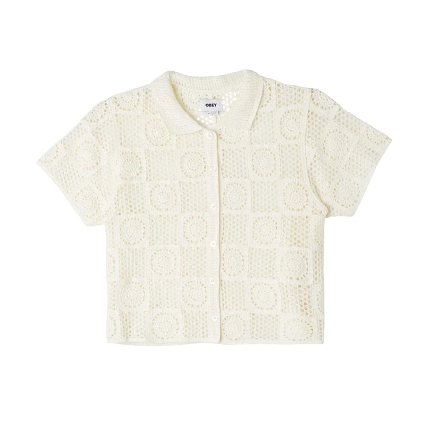 Agatha Crochet Knit Sweater