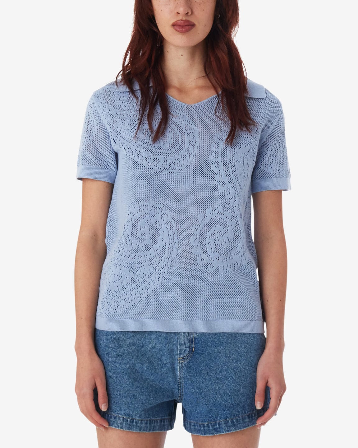 Briana Open Knit Shirt - Image 3