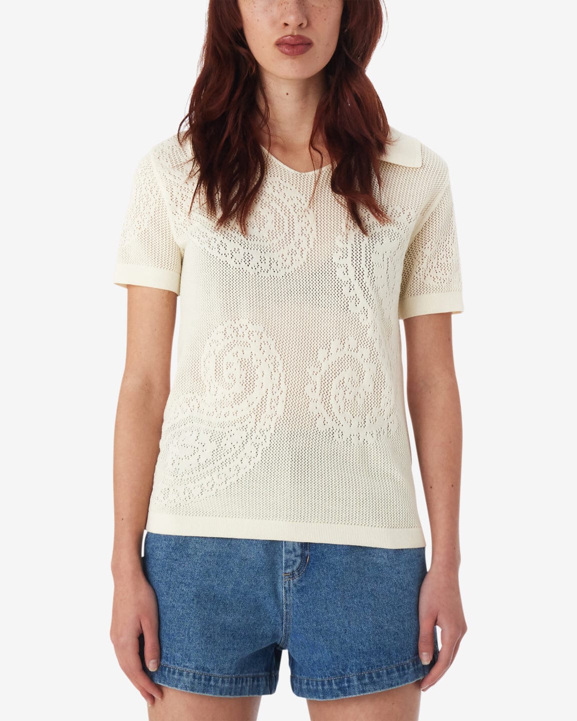 Briana Open Knit Shirt - Image 2