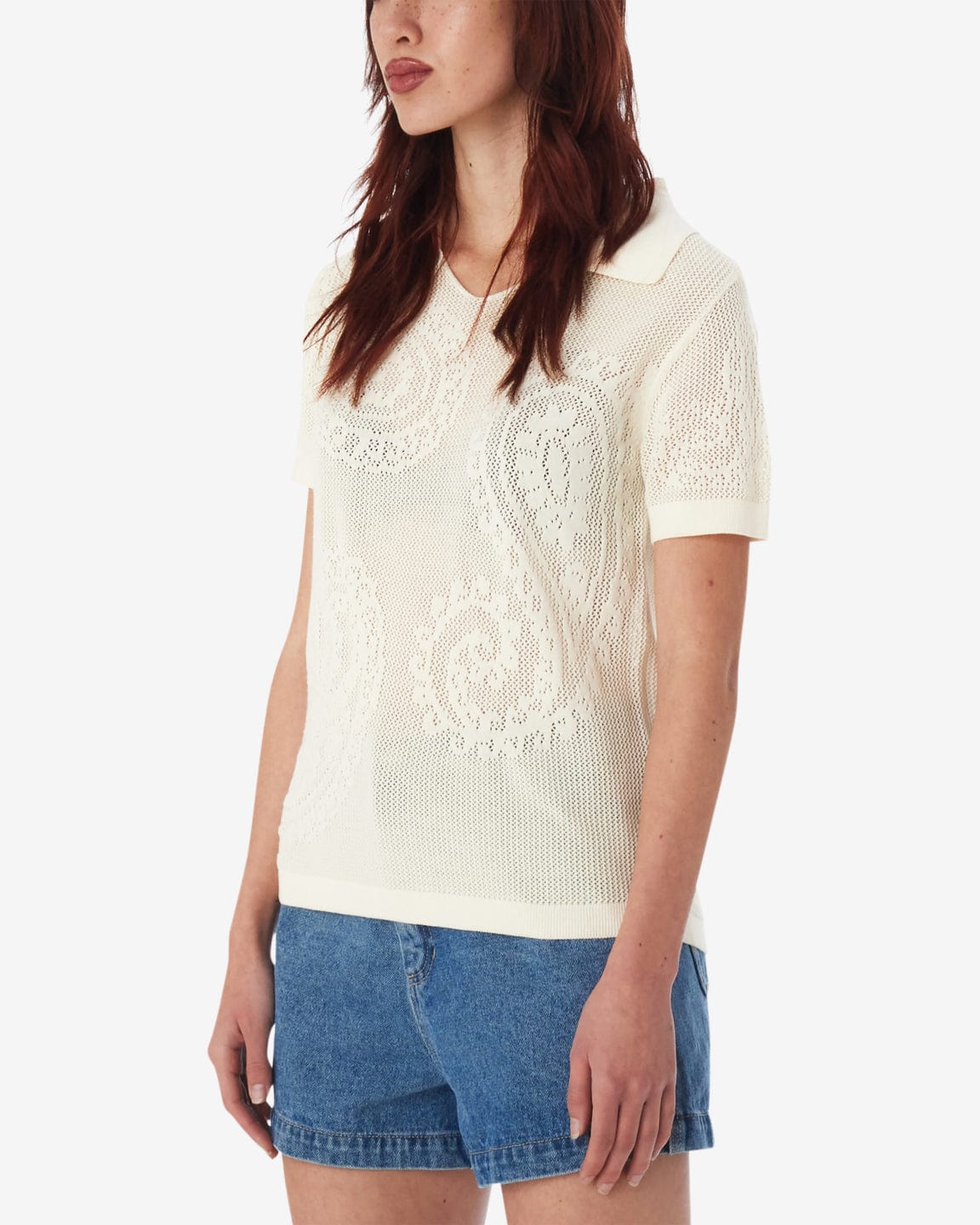 Briana Open Knit Shirt - Image 3