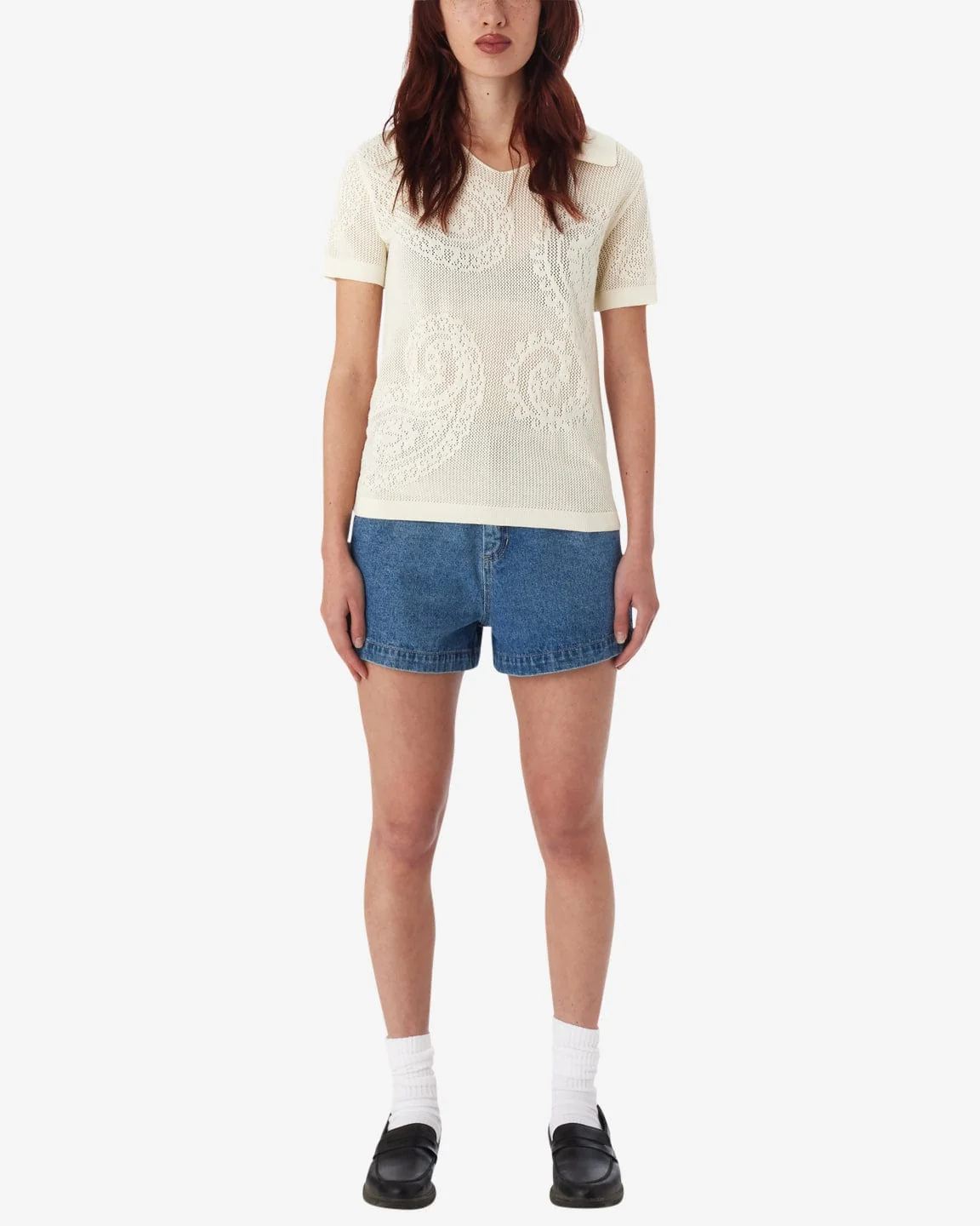 Briana Open Knit Shirt - Image 4