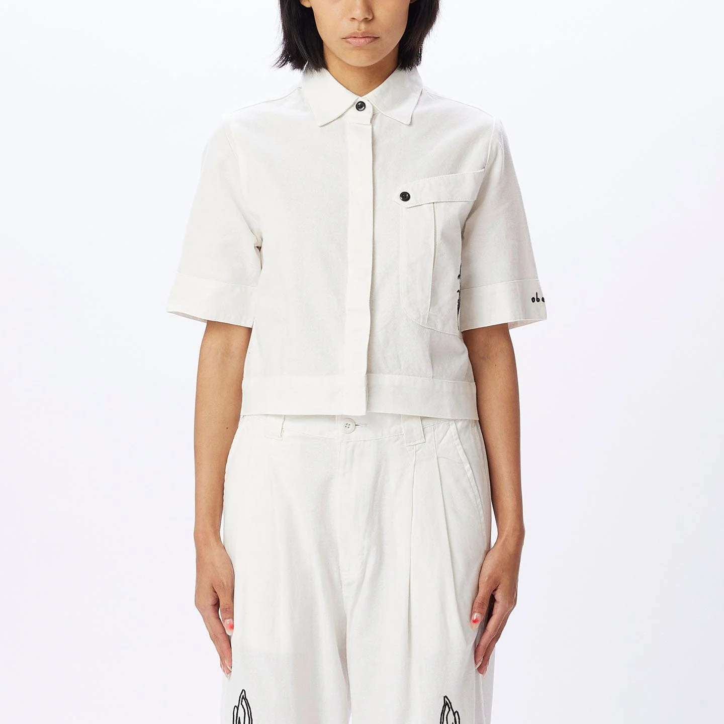 ADELINA WORK SHIRT SS MATCHING SETS