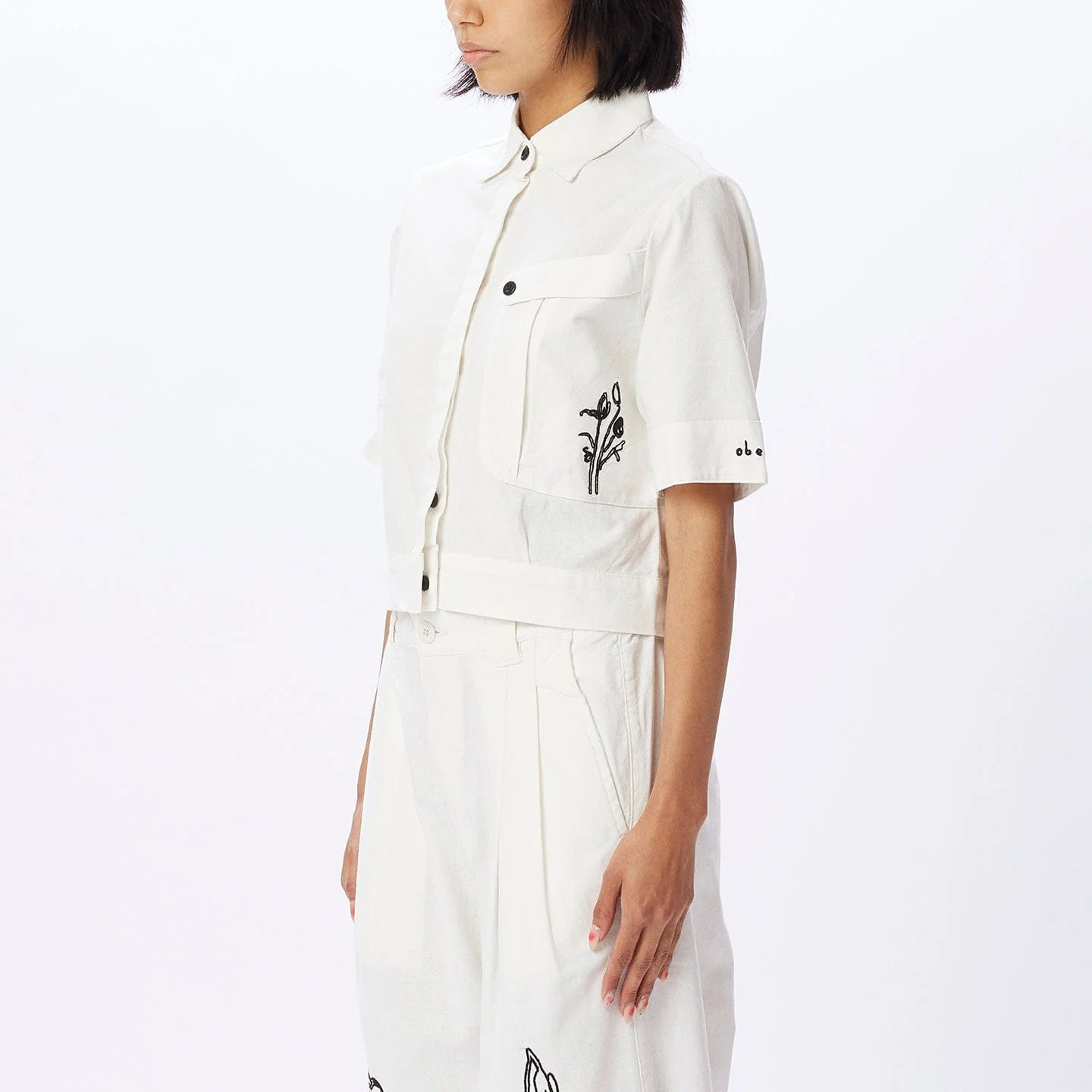 ADELINA WORK SHIRT SS MATCHING SETS - Image 2