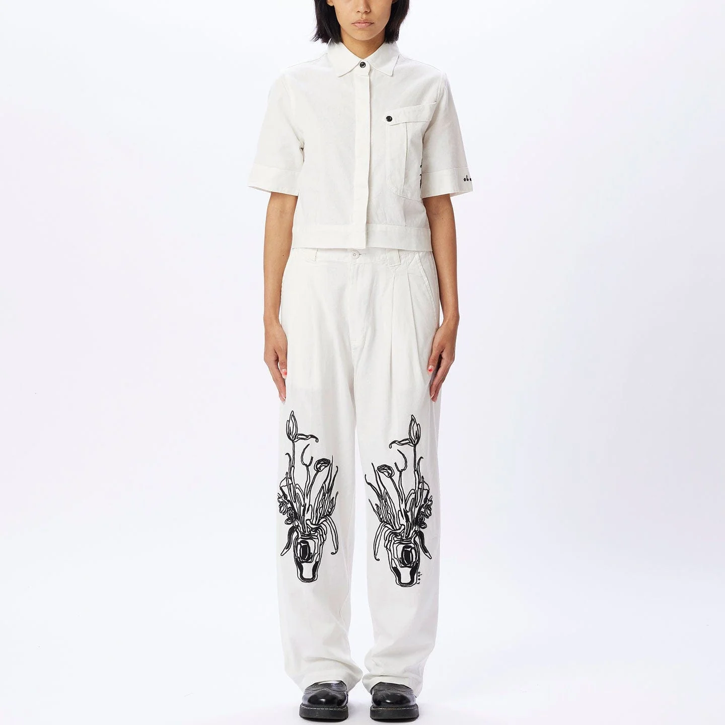 ADELINA WORK SHIRT SS MATCHING SETS - Image 4