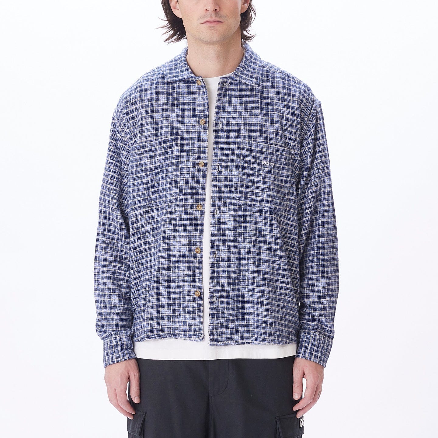 BIGWIG MICRO PLAID WOVEN LS - Image 2