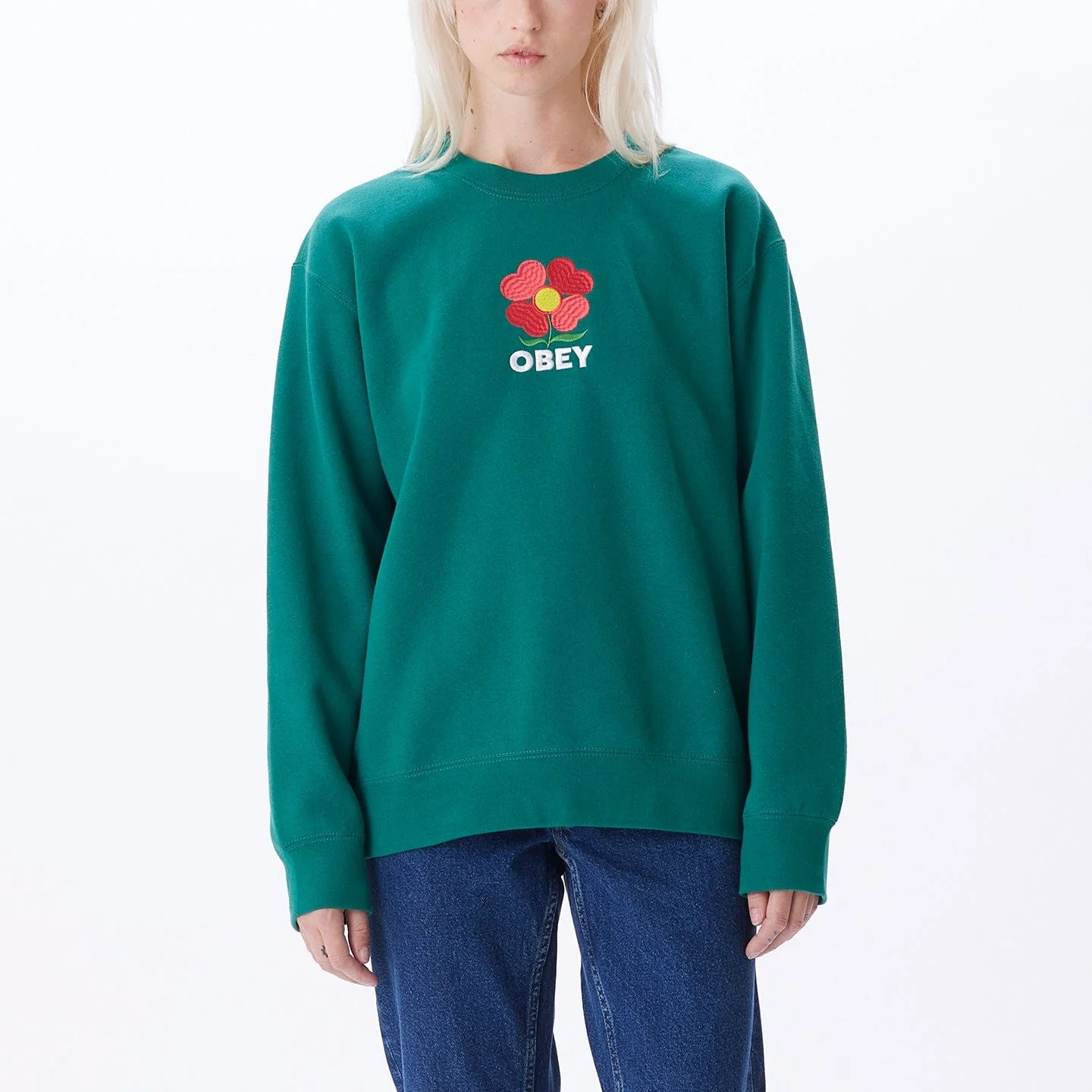 OBEY AMELIA CREW FLEECE
