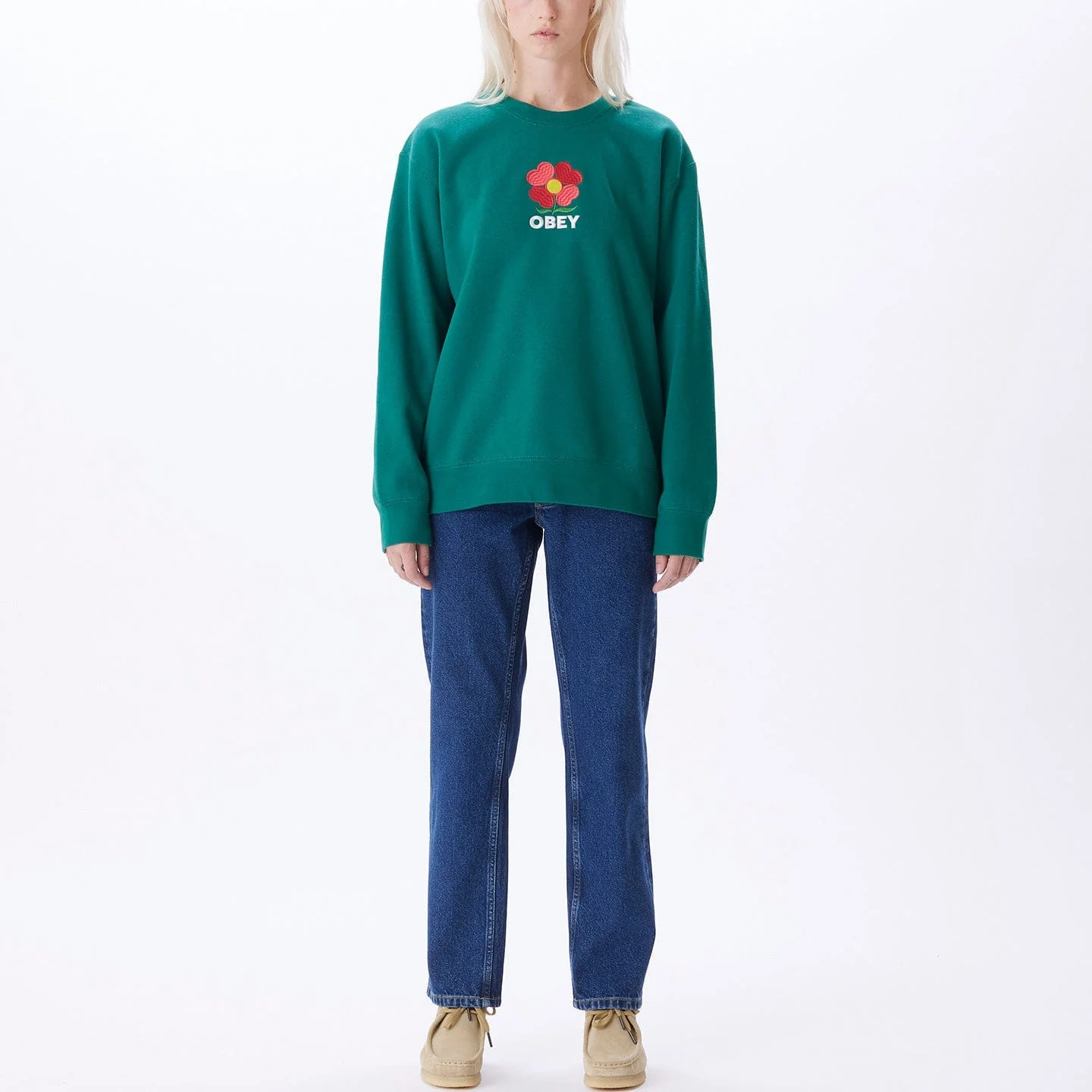 OBEY AMELIA CREW FLEECE - Image 2