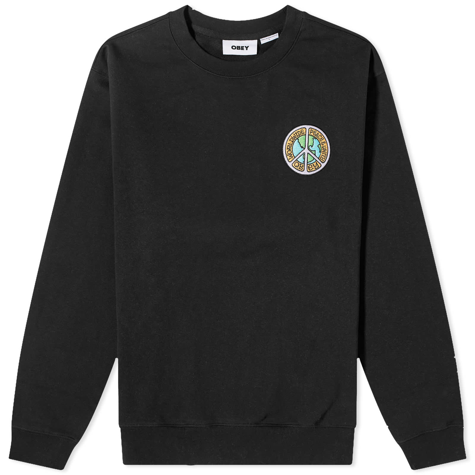 PEACE AND UNITY CREW BOX FIT PREMIUM CREW