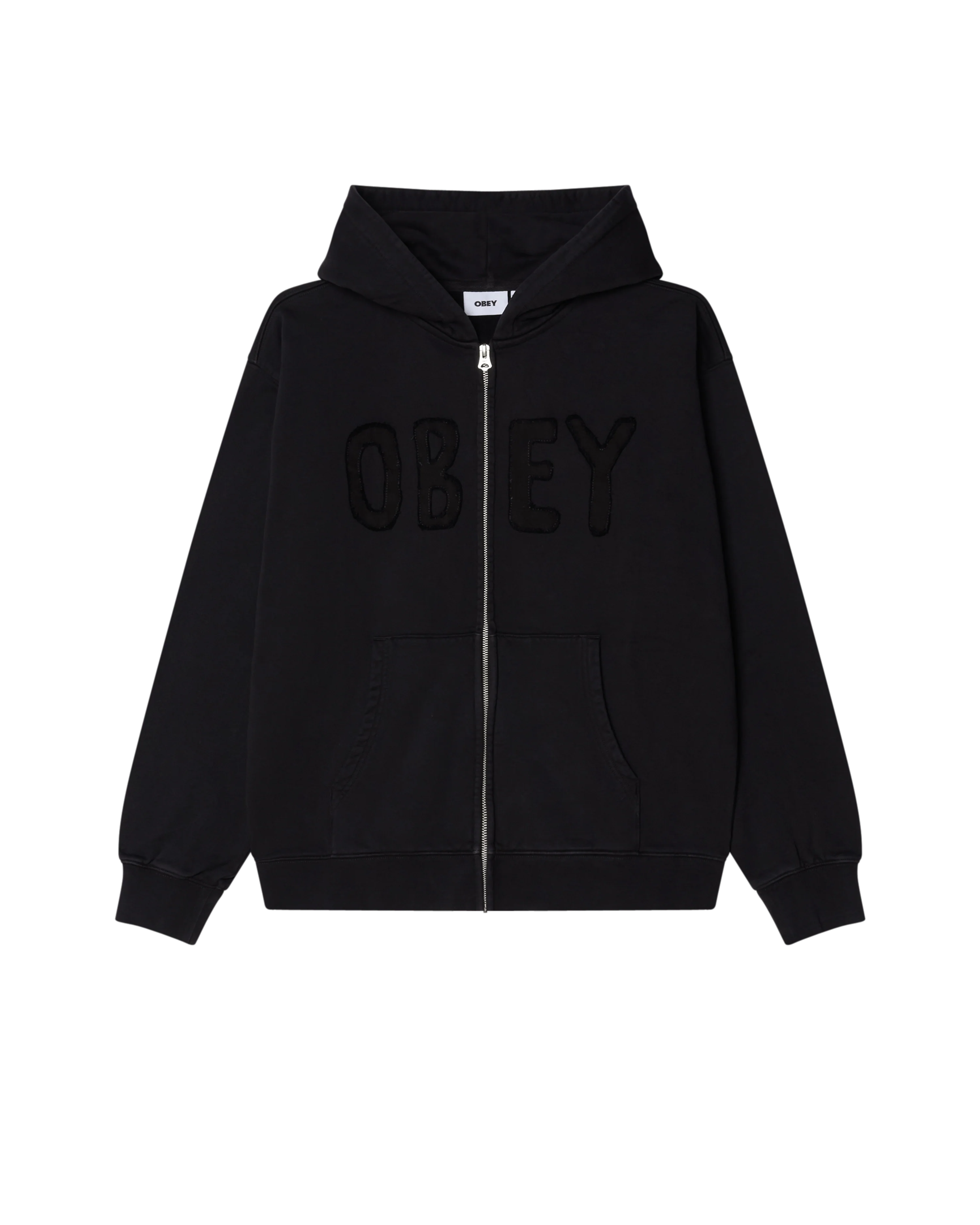 Hybrid Faded Zip Hood Fleece