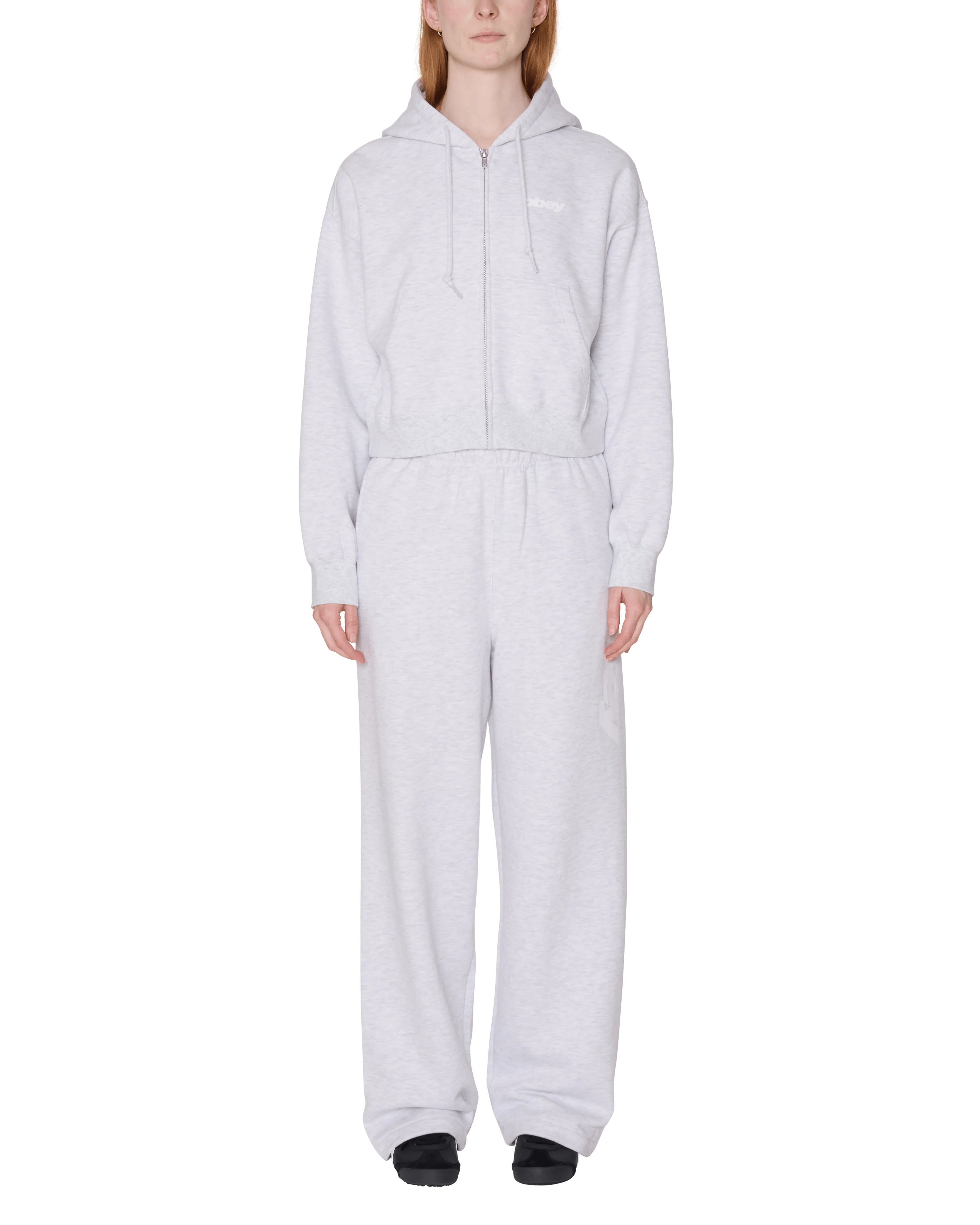 League Cropped Zip Hood Fleece - Image 5