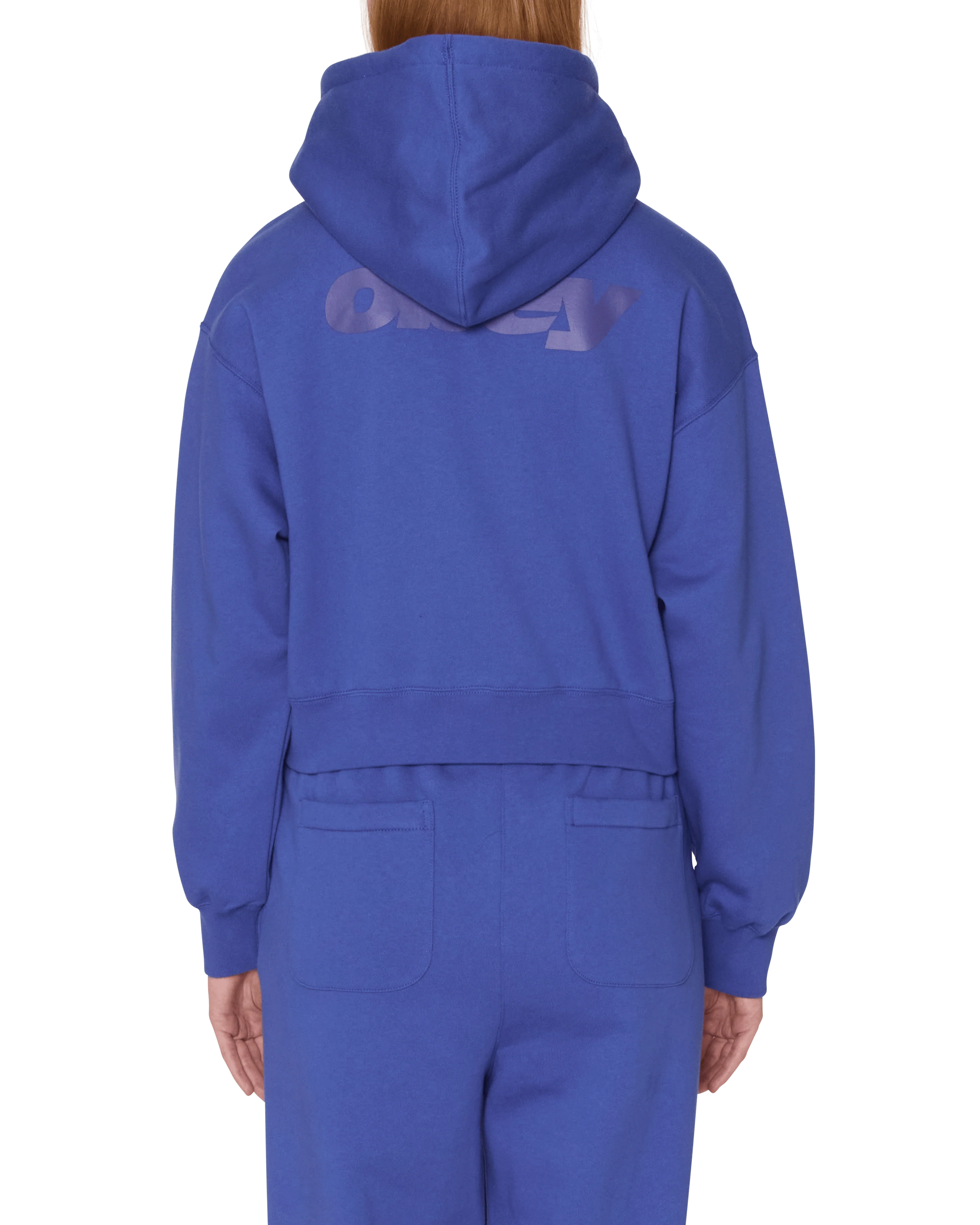 League Cropped Zip Hood Fleece - Image 3