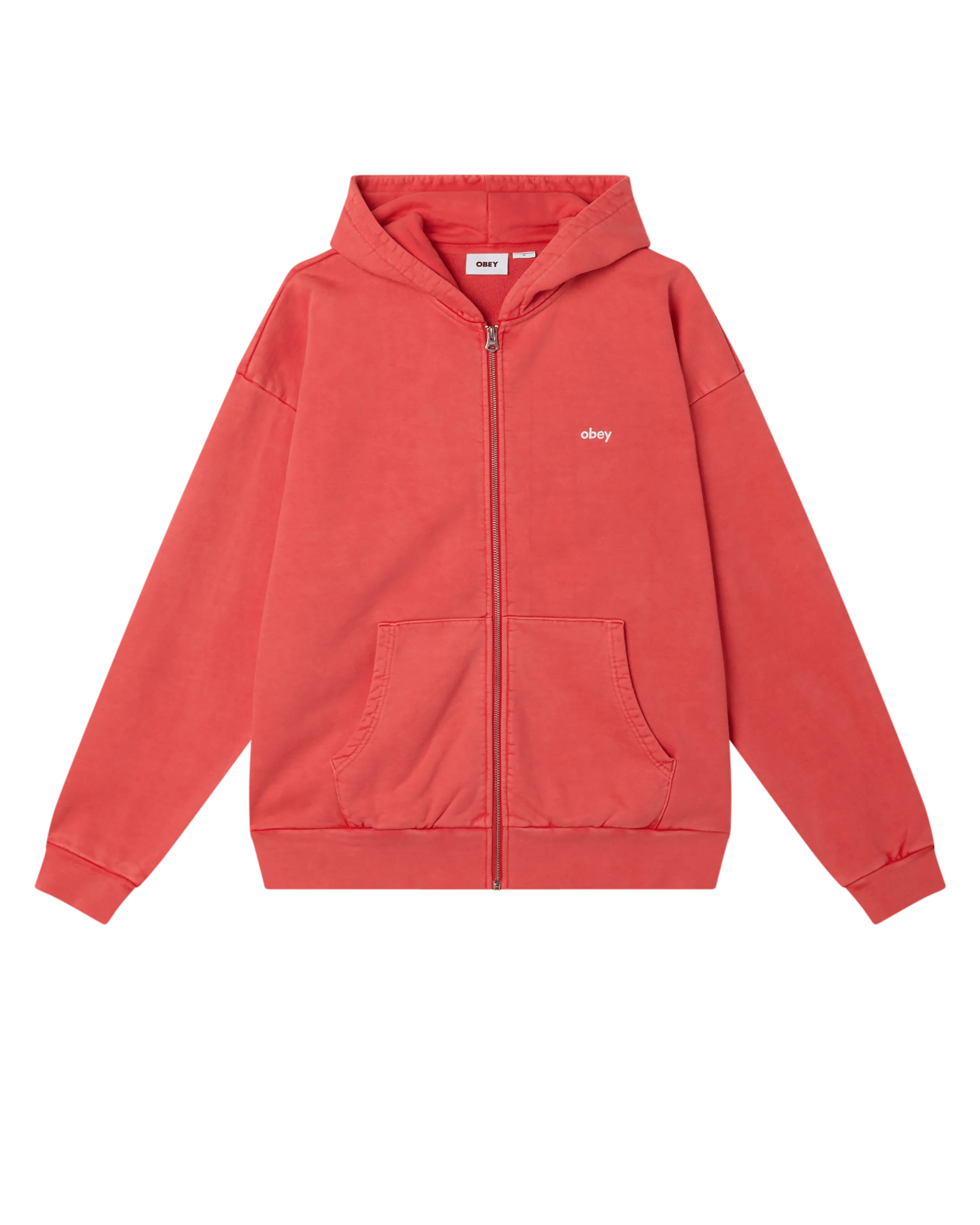 Lowercase Pigment Zip Hood Fleece