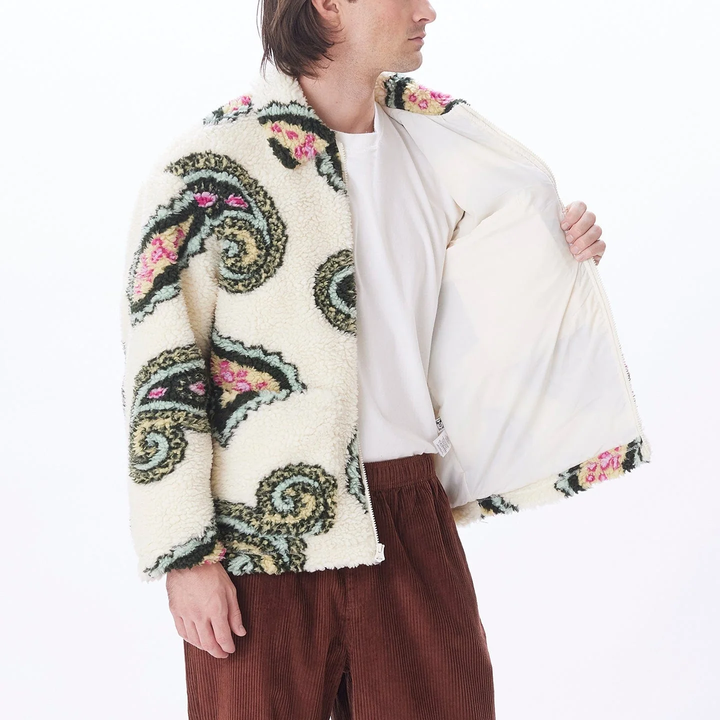 PAISLEY SHERPA JACKET - Image 7