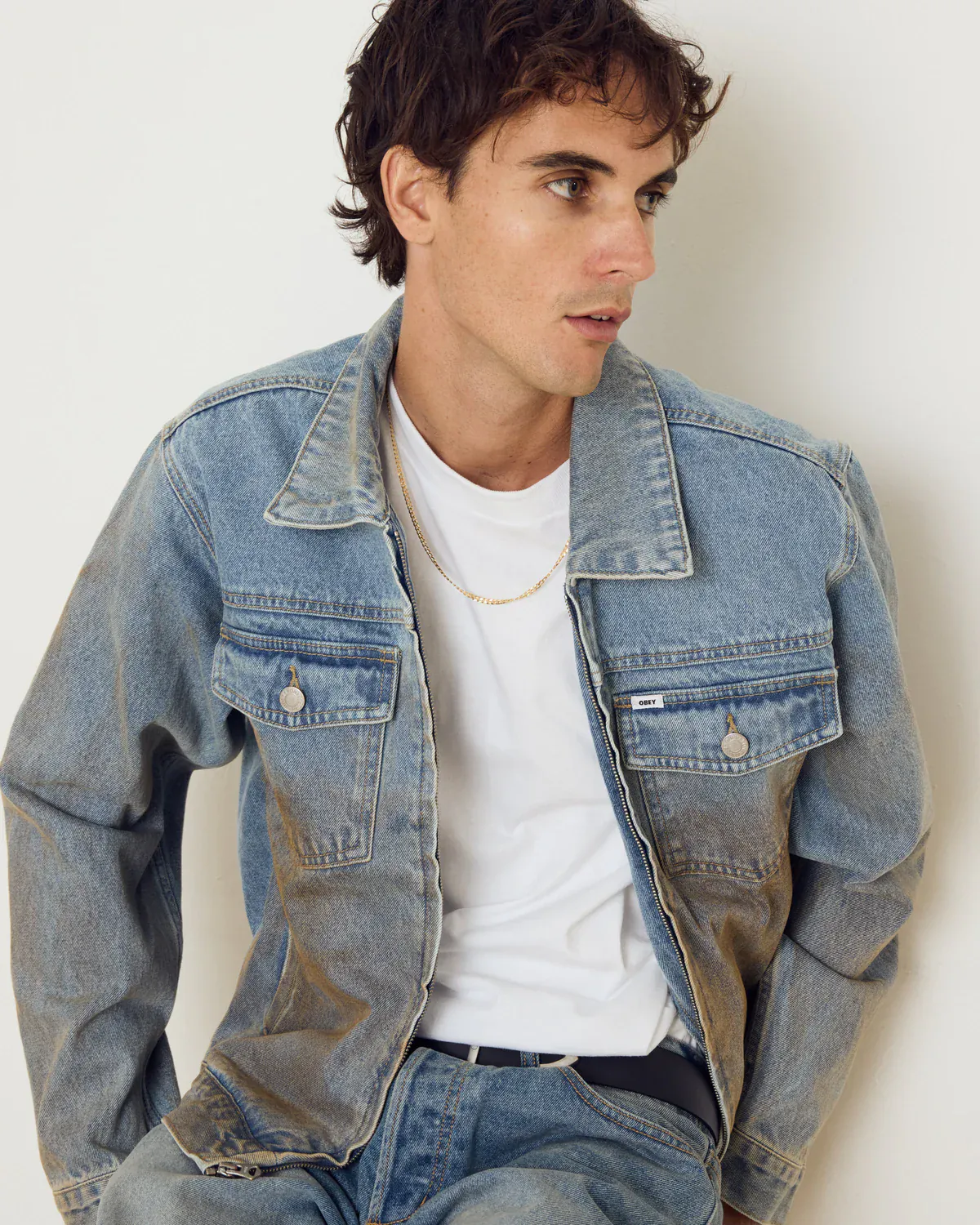 Obey Base Trucker Jacket - Image 2