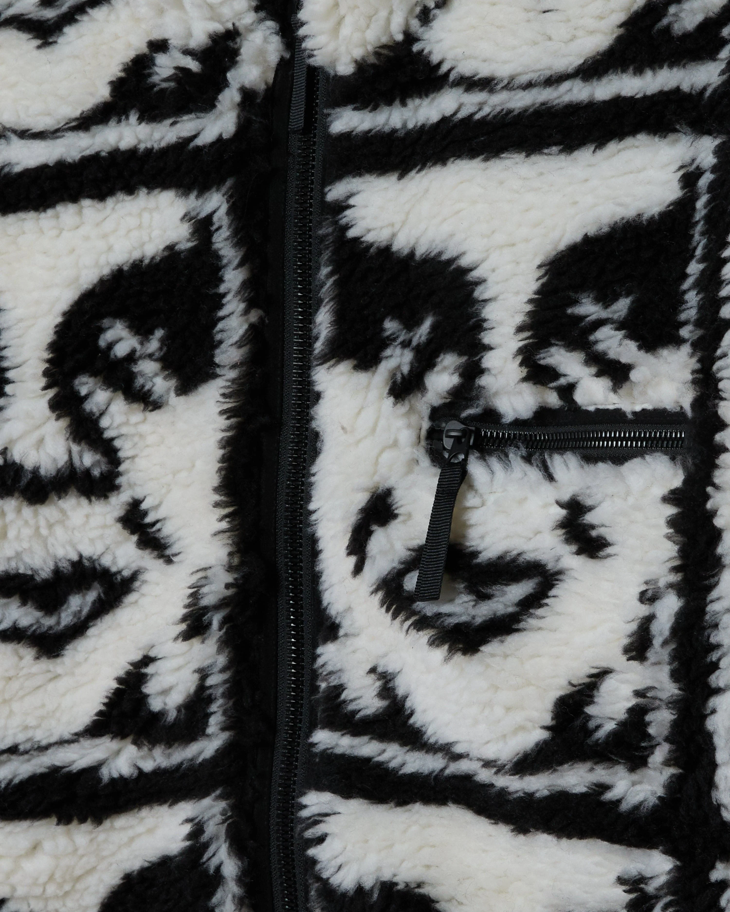 Obey Repeated Icon Sherpa Jacket - Image 5