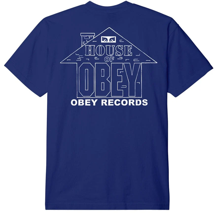 House Of Obey Records Heavy Weight Tee