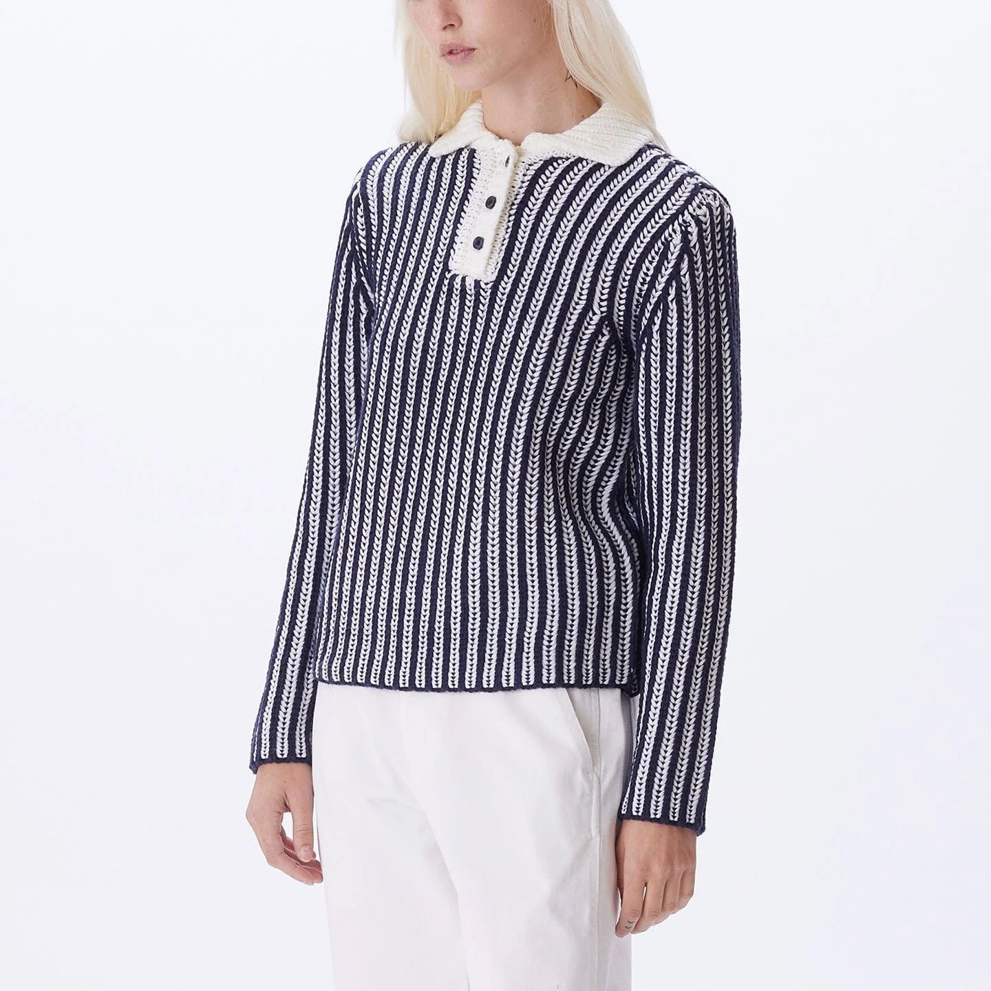 OBEY SYLVIE POLO SWEATER - Image 3